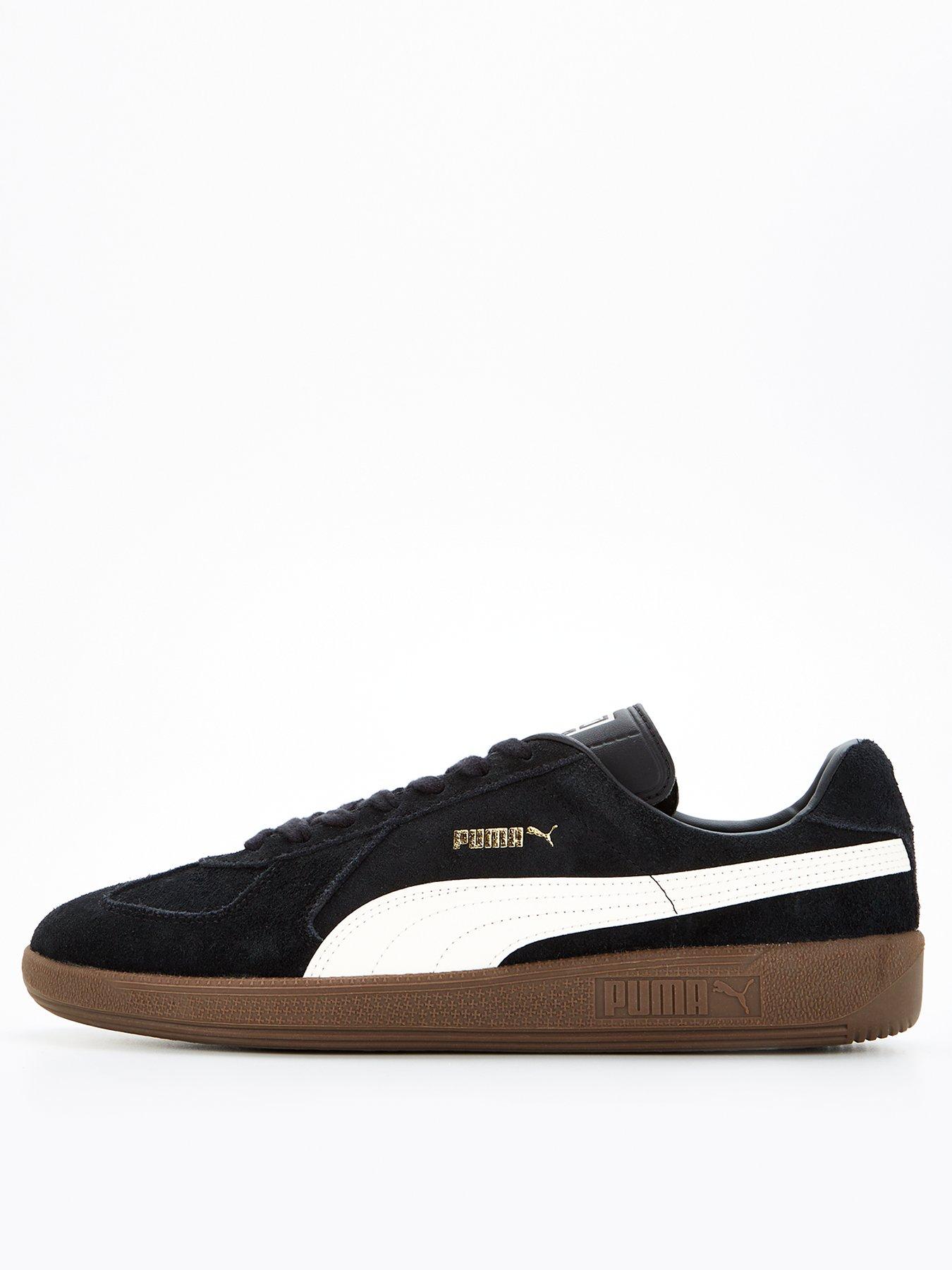 Mens puma suede classic black gum best sale