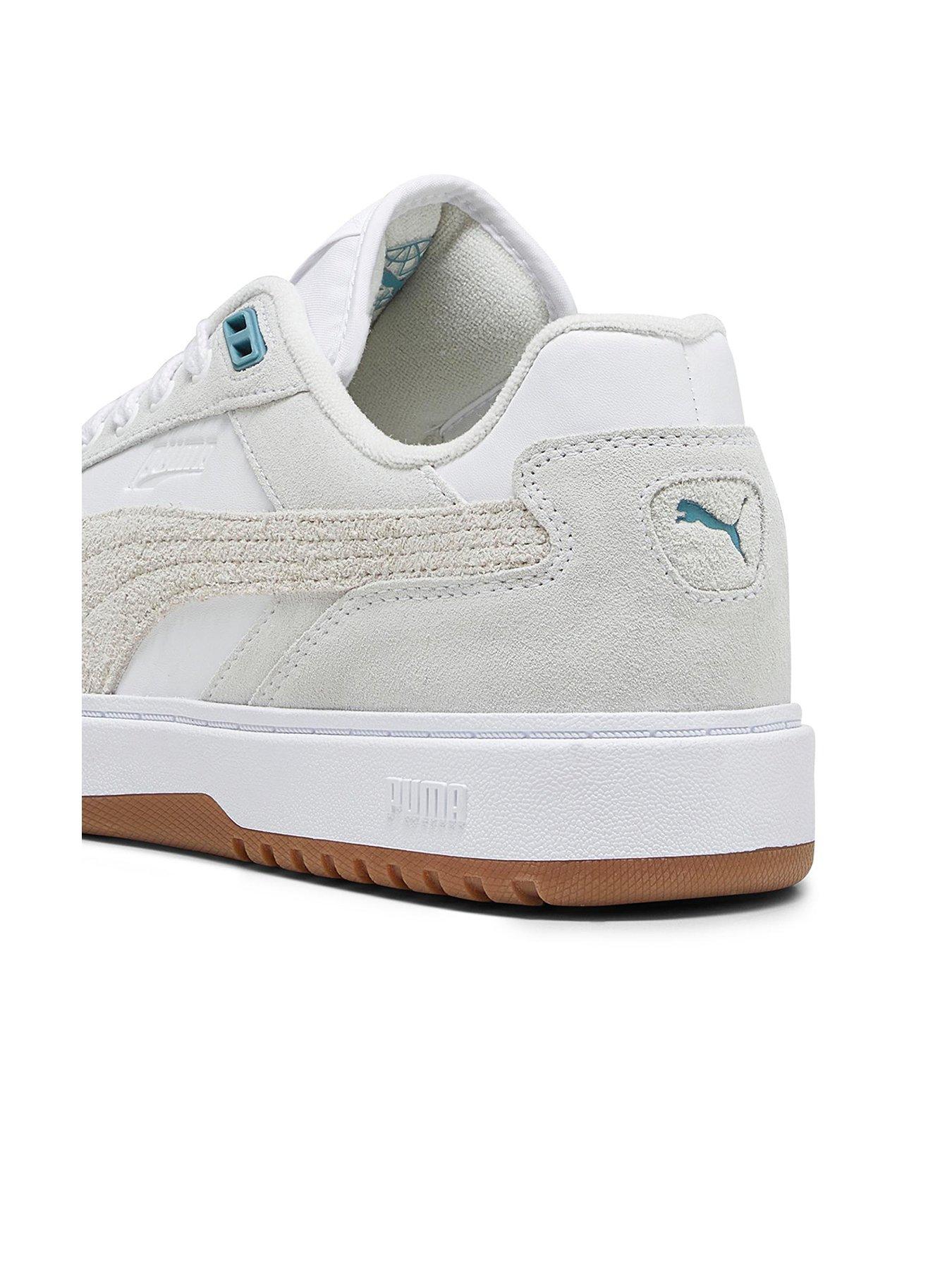  image of puma-mens-doublecourt-prm-trainers-whitegreygum