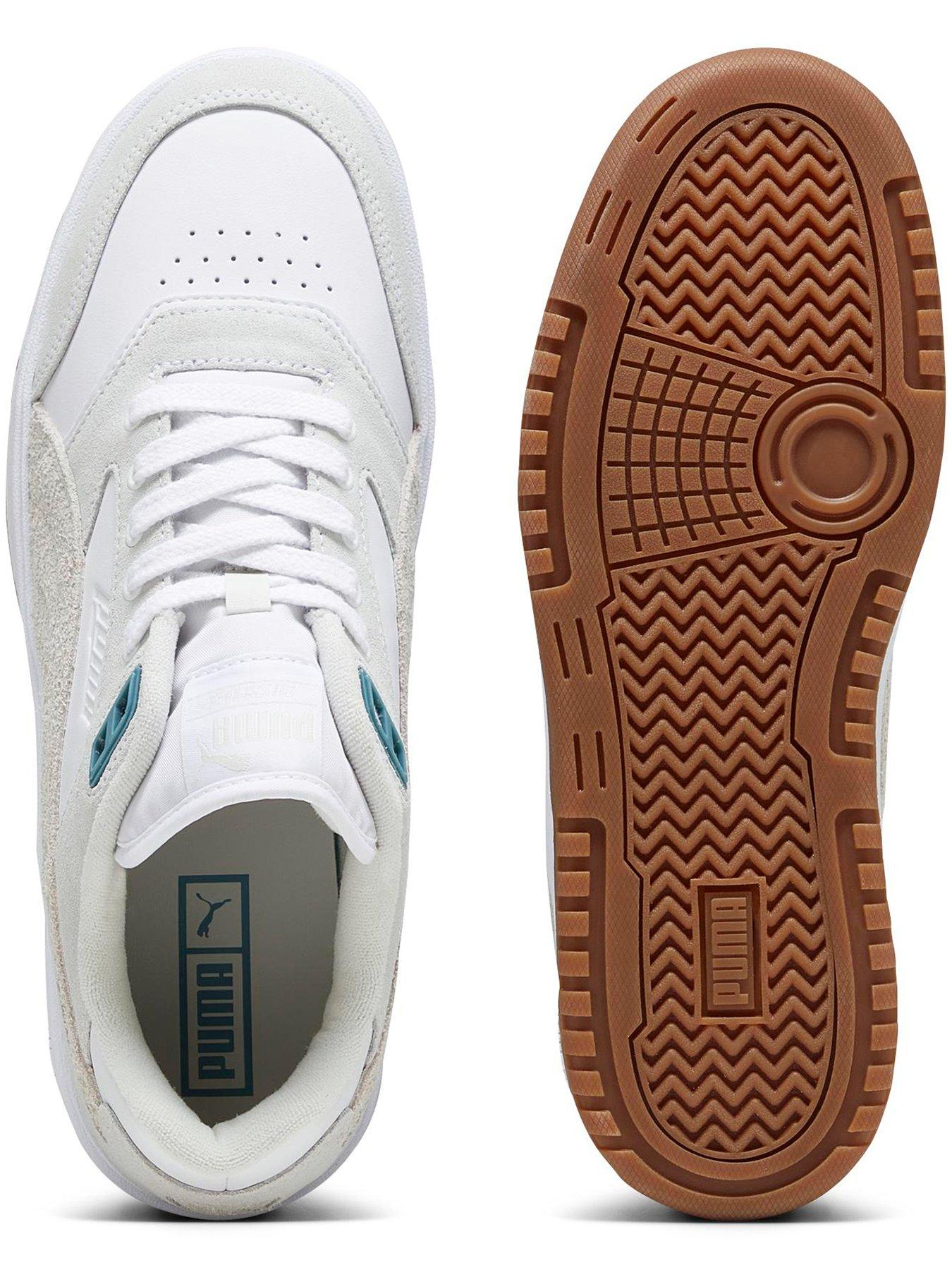  image of puma-mens-doublecourt-prm-trainers-whitegreygum