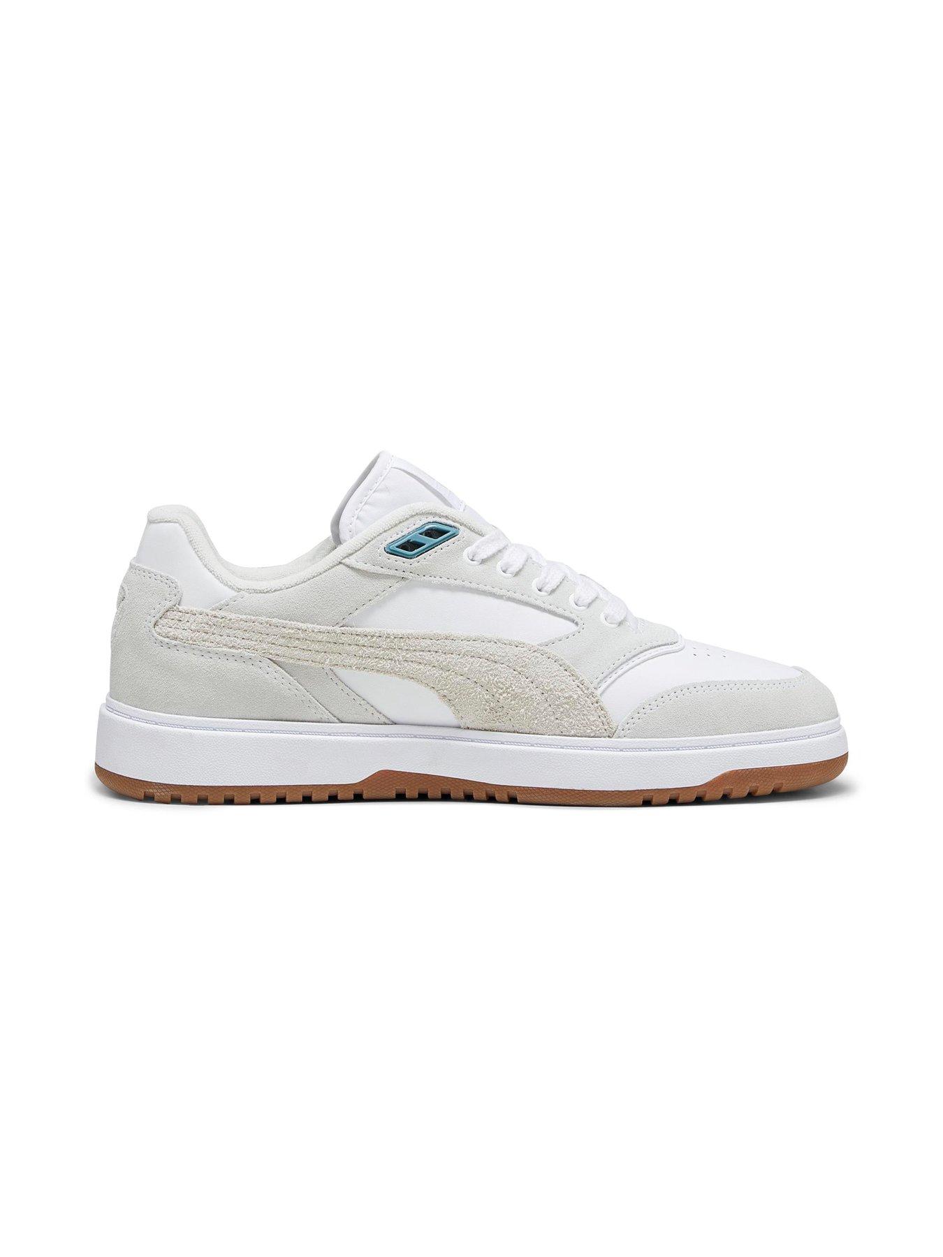  image of puma-mens-doublecourt-prm-trainers-whitegreygum