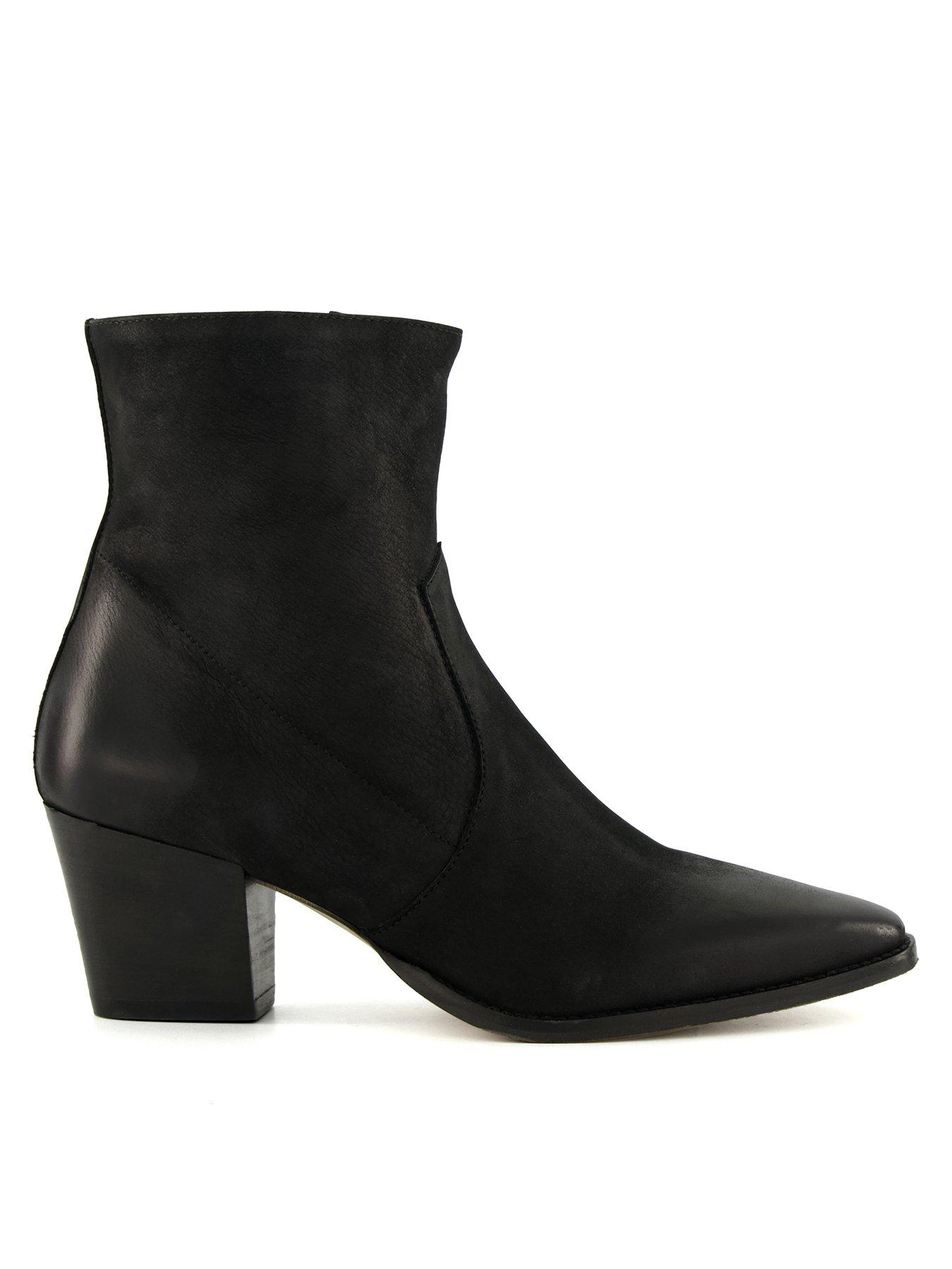 Dune black hot sale boots ankle