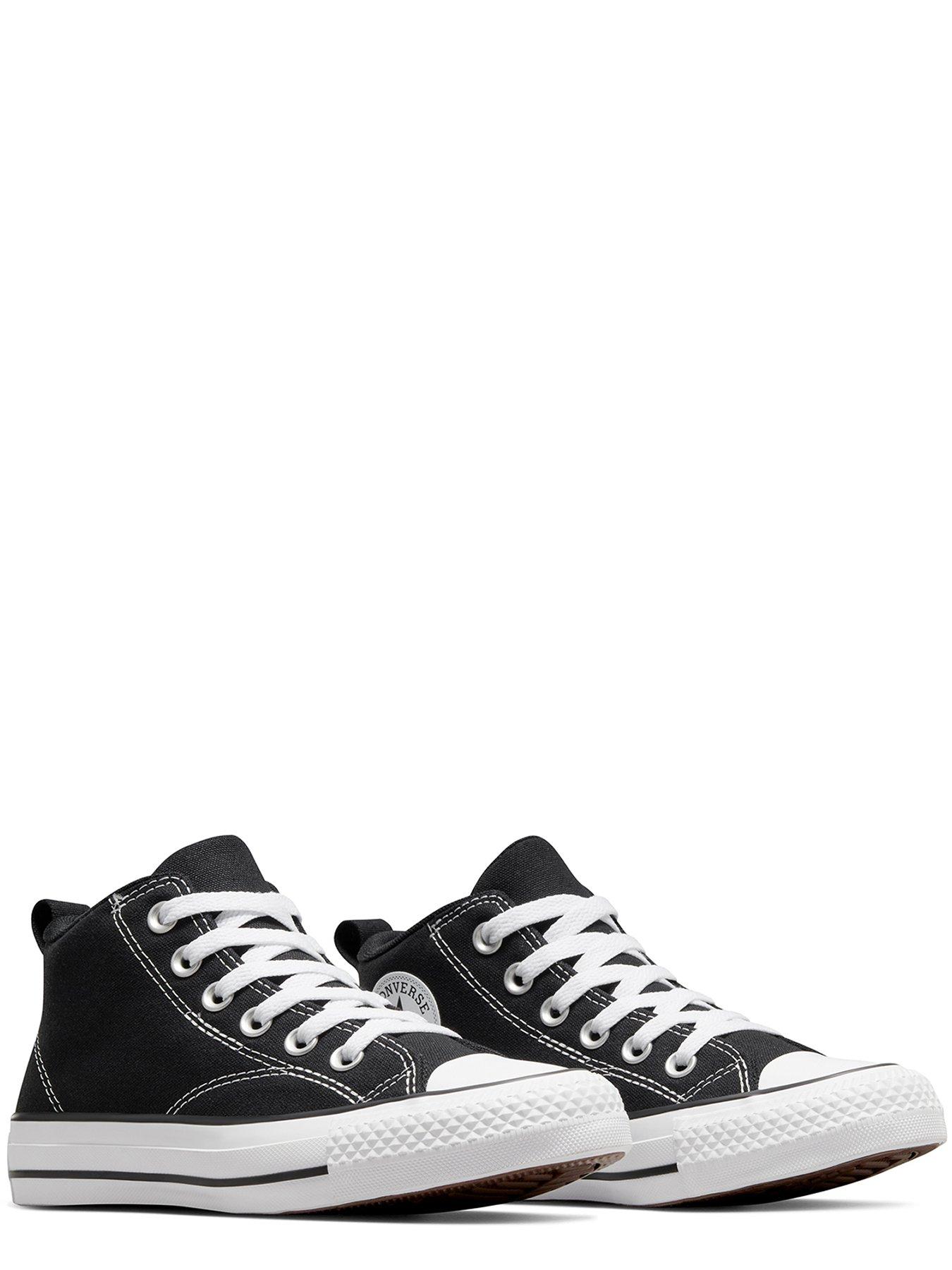 Black converse big kids best sale