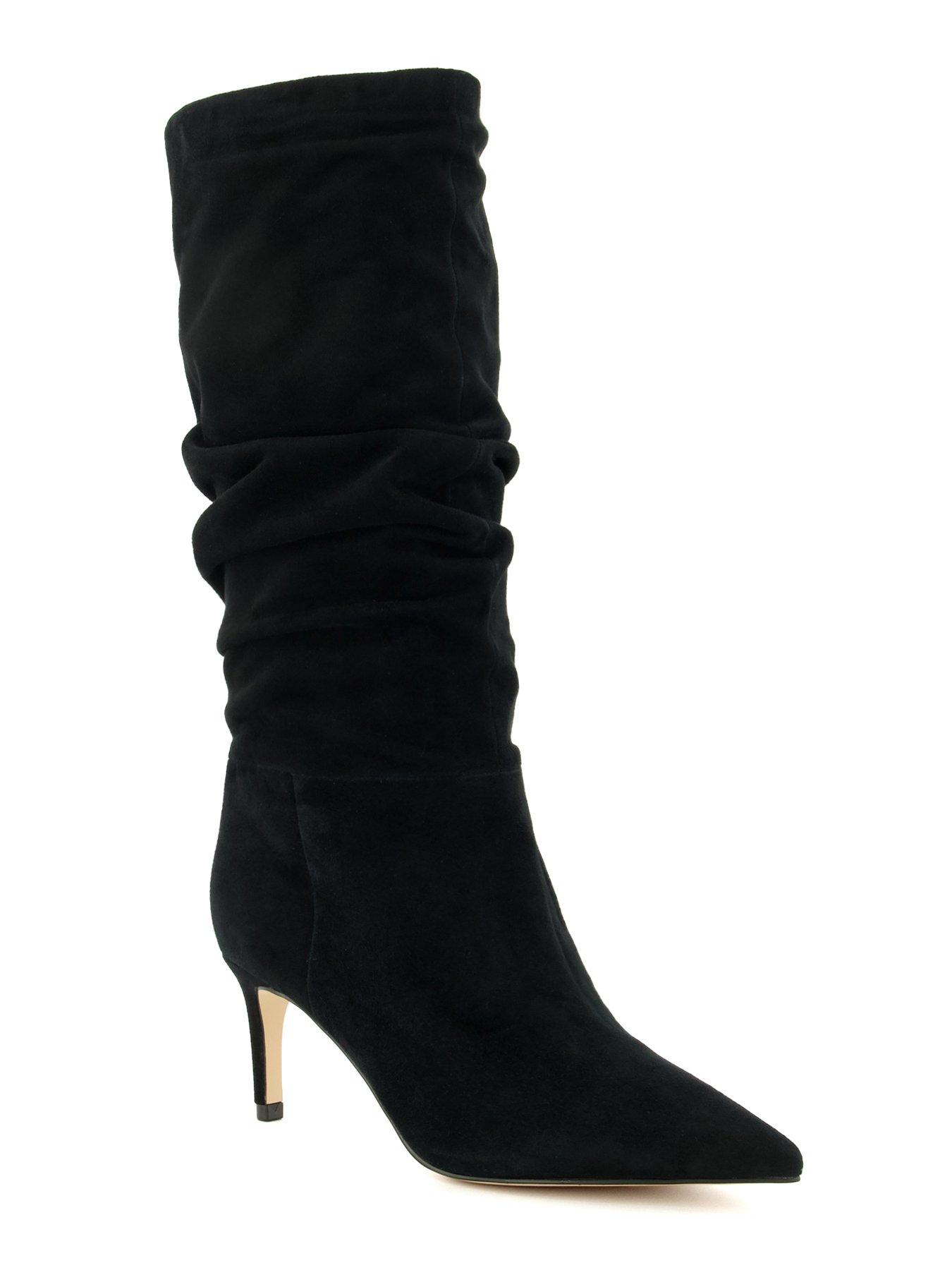 Dune London Slouch Knee High Boots Black littlewoods