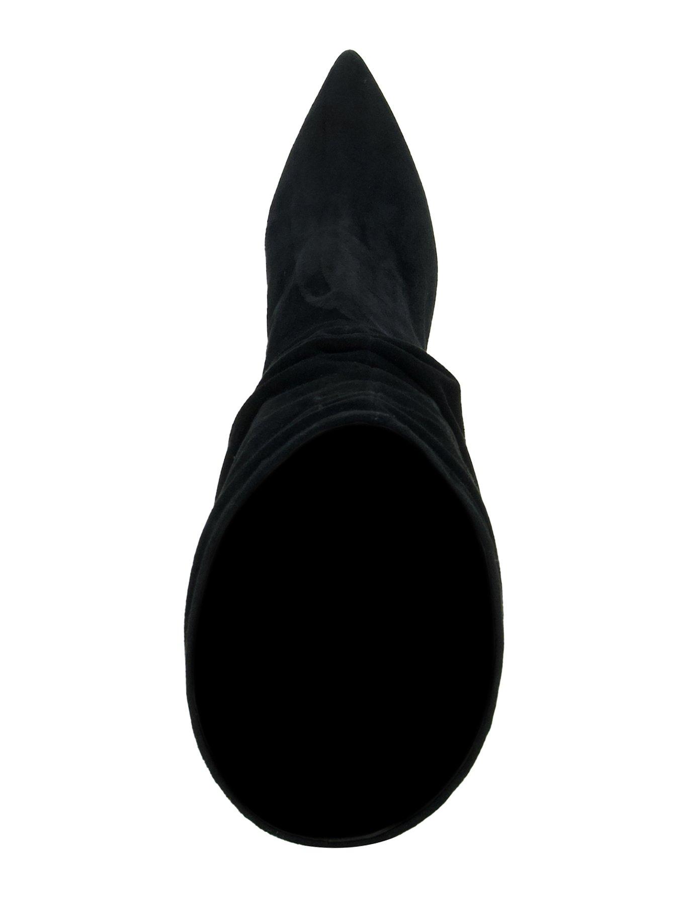  image of dune-london-slouch-knee-high-boots-black