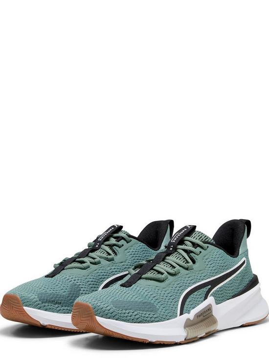 stillFront image of puma-mens-training-pwrframe-2-trainers-green