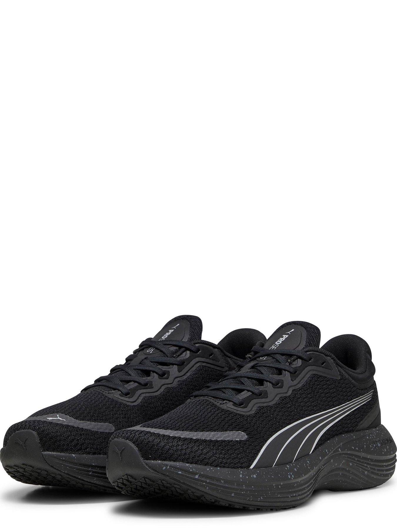  image of puma-mens-running-scend-pro-trainers-black