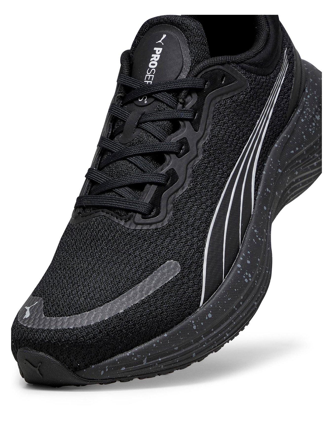  image of puma-mens-running-scend-pro-trainers-black