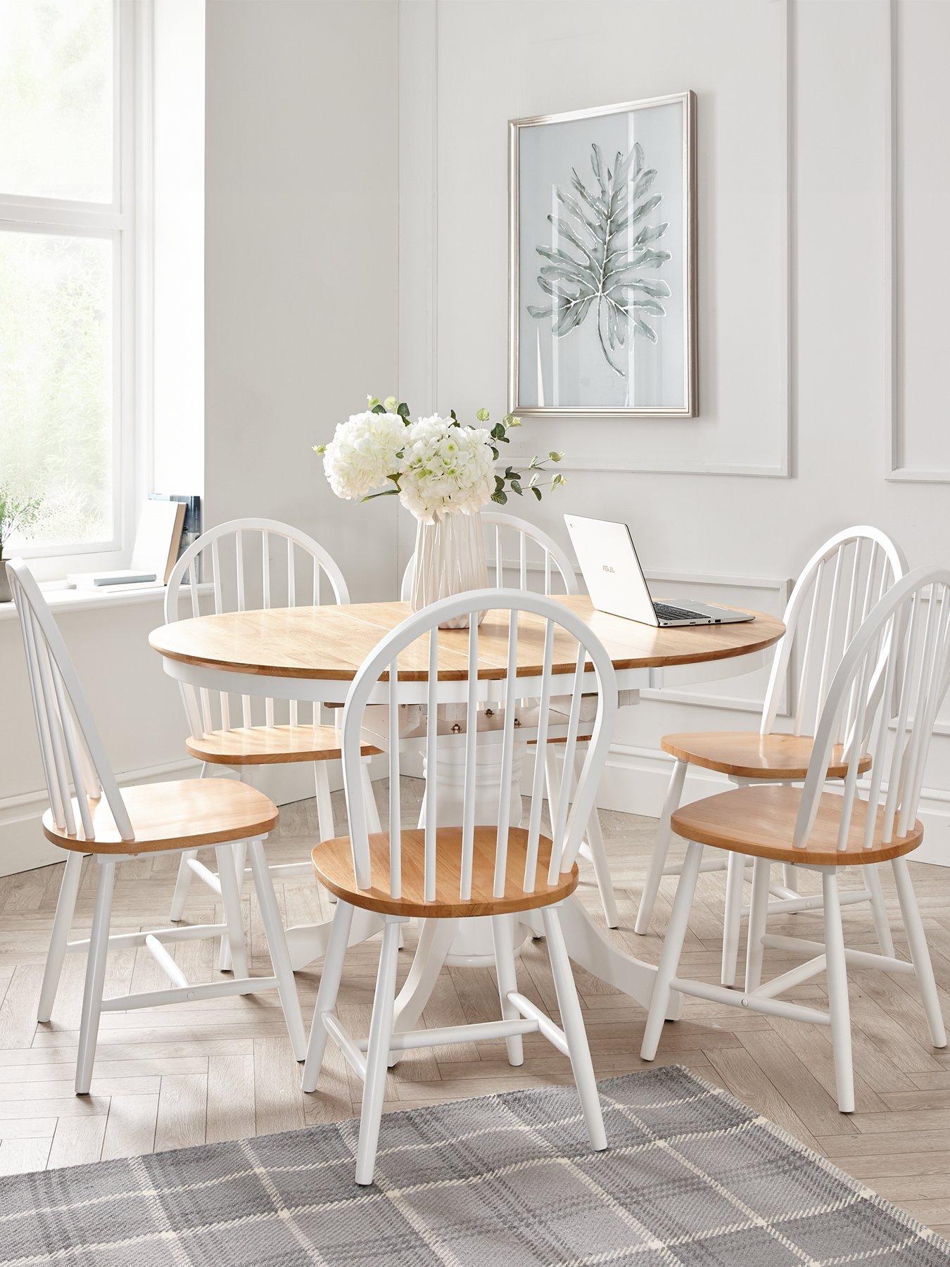 front image of very-home-new-rubberwood-top-kentuckynbsp100-130-cmnbspextending-6-chairs