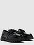  image of schuh-lolly-youth-patent-bow-loafer-black