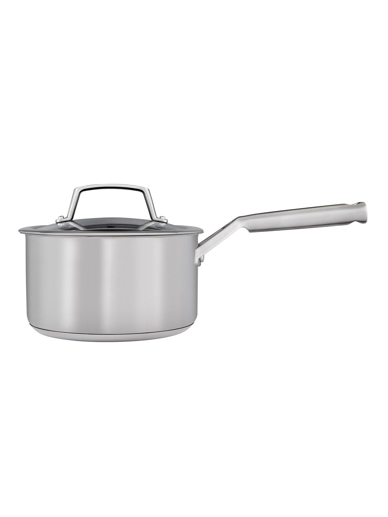  image of ninja-zerostick-18cm-saucepan-with-lid-stainless-steel-c60218uk
