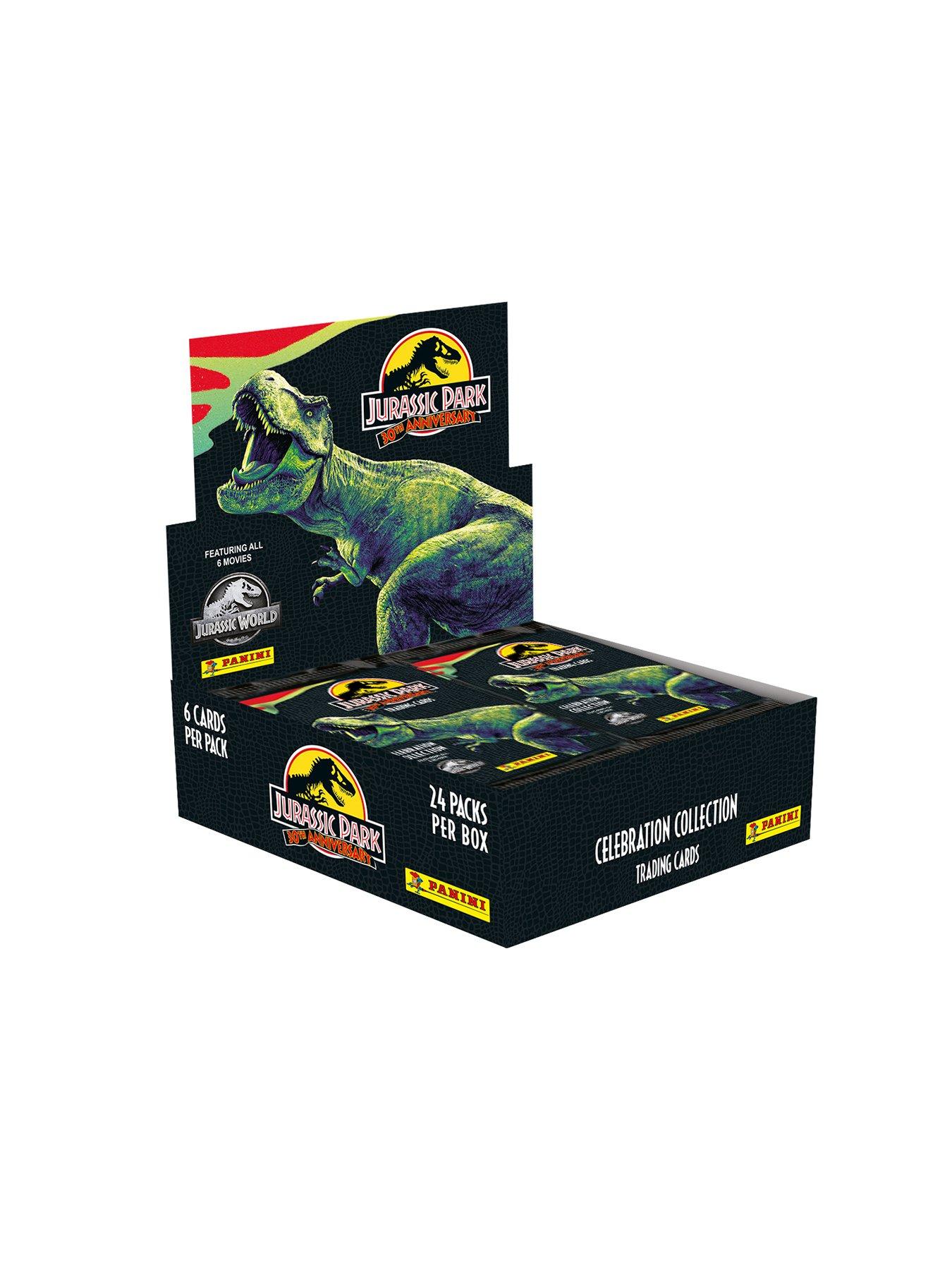 JURASSIC WORLD Anniversary Trading Card Collection Packs (24ct ...