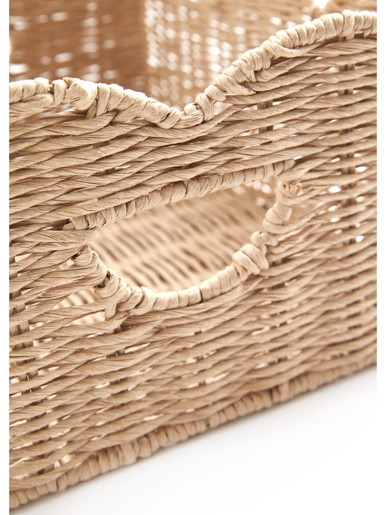  image of very-home-set-of-3-scallop-storage-baskets