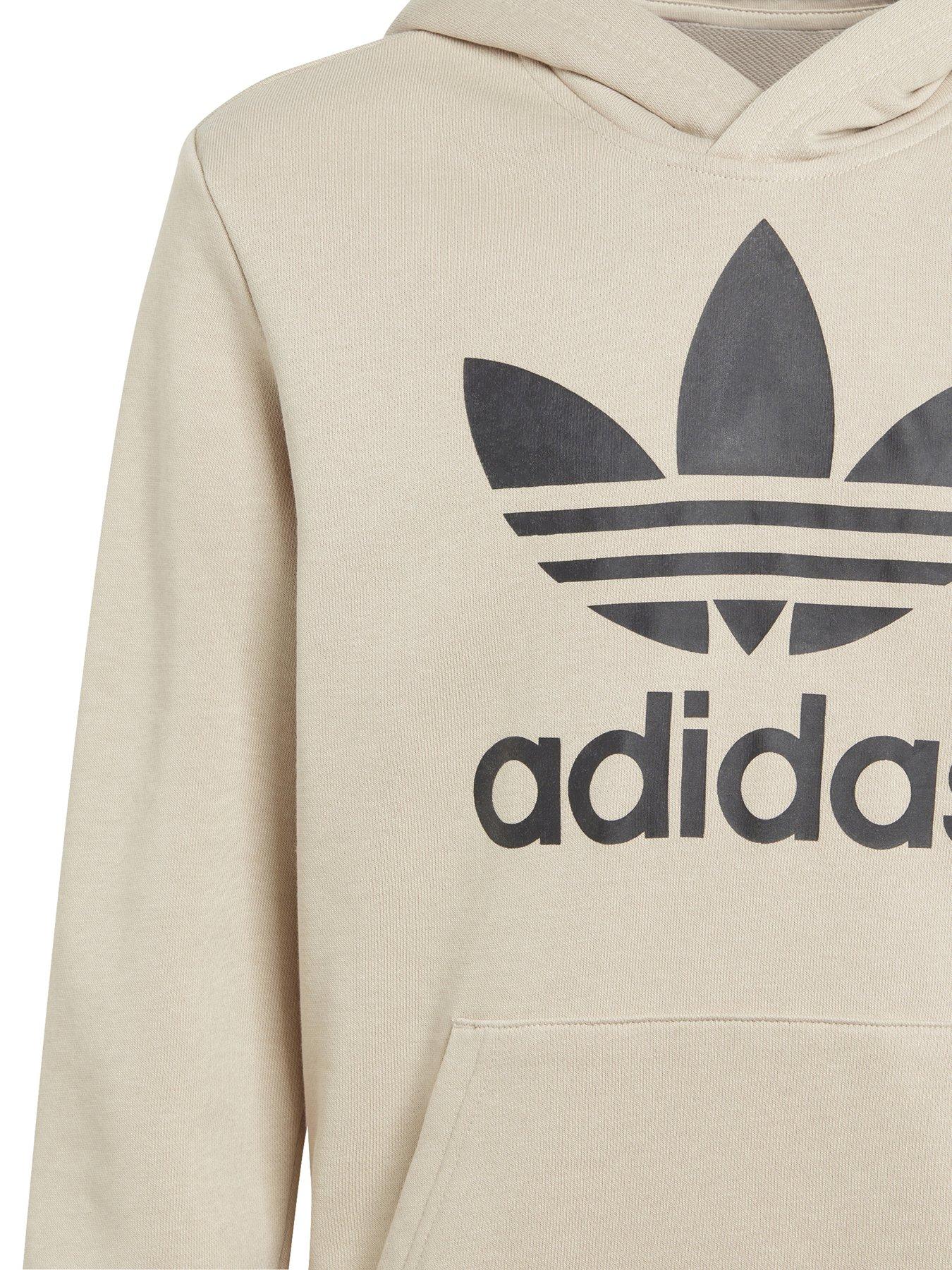 adidas trefoil hoodie junior