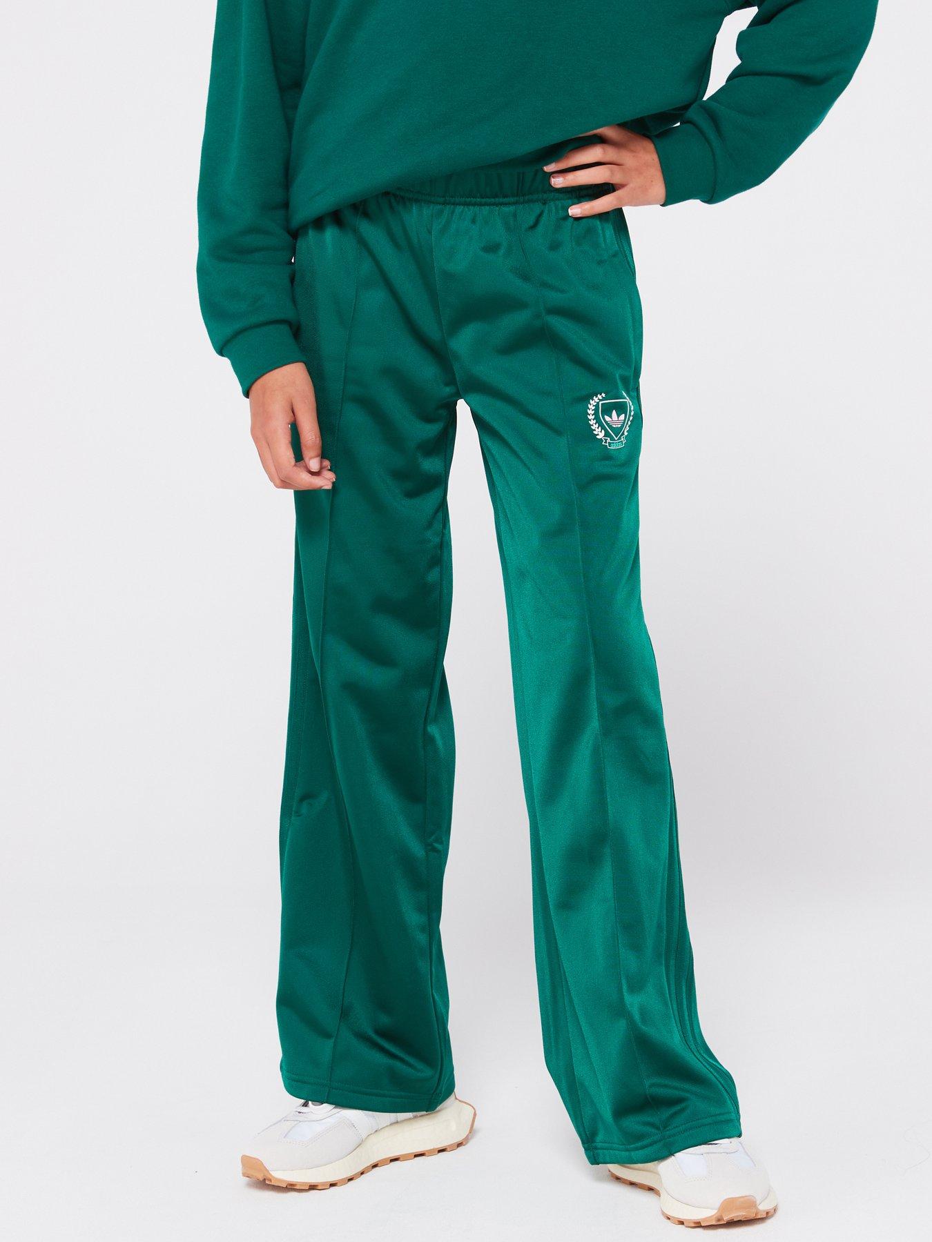 Adidas collegiate green track pants best sale