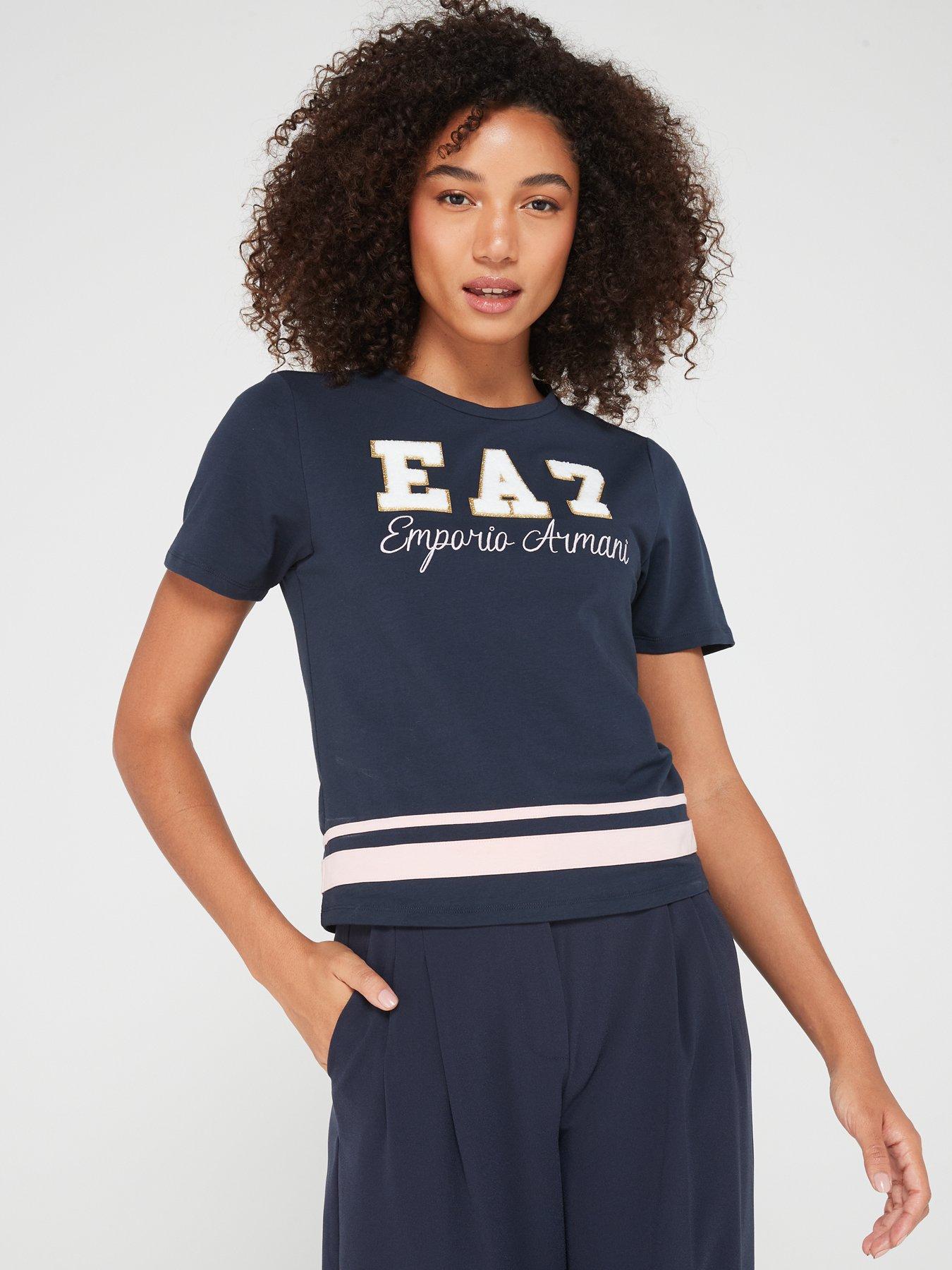 Ea7 navy online t shirt