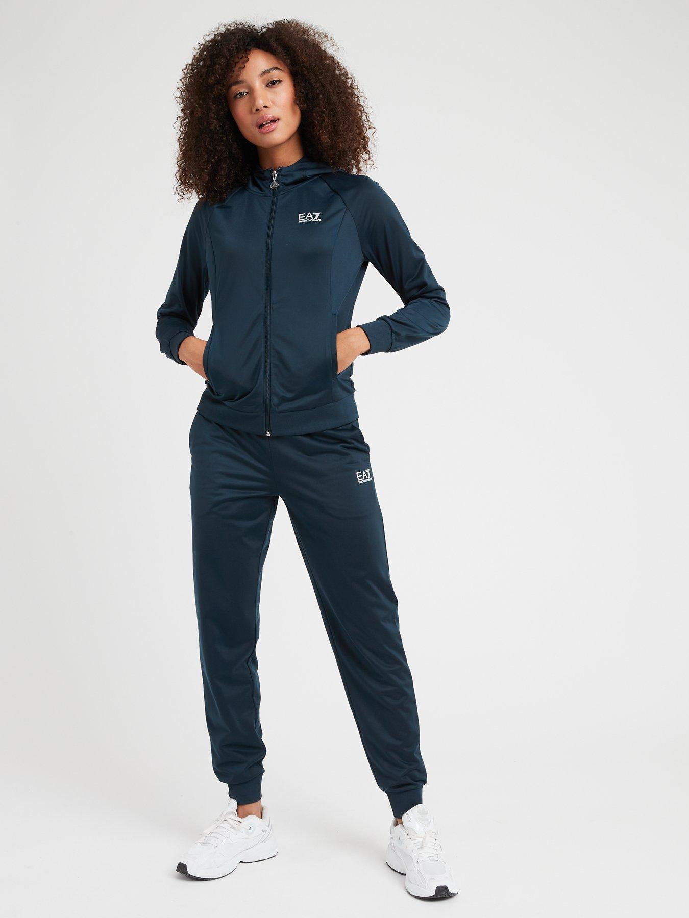 EA7 Emporio Armani EA7 Zip Through Tracksuit - Navy