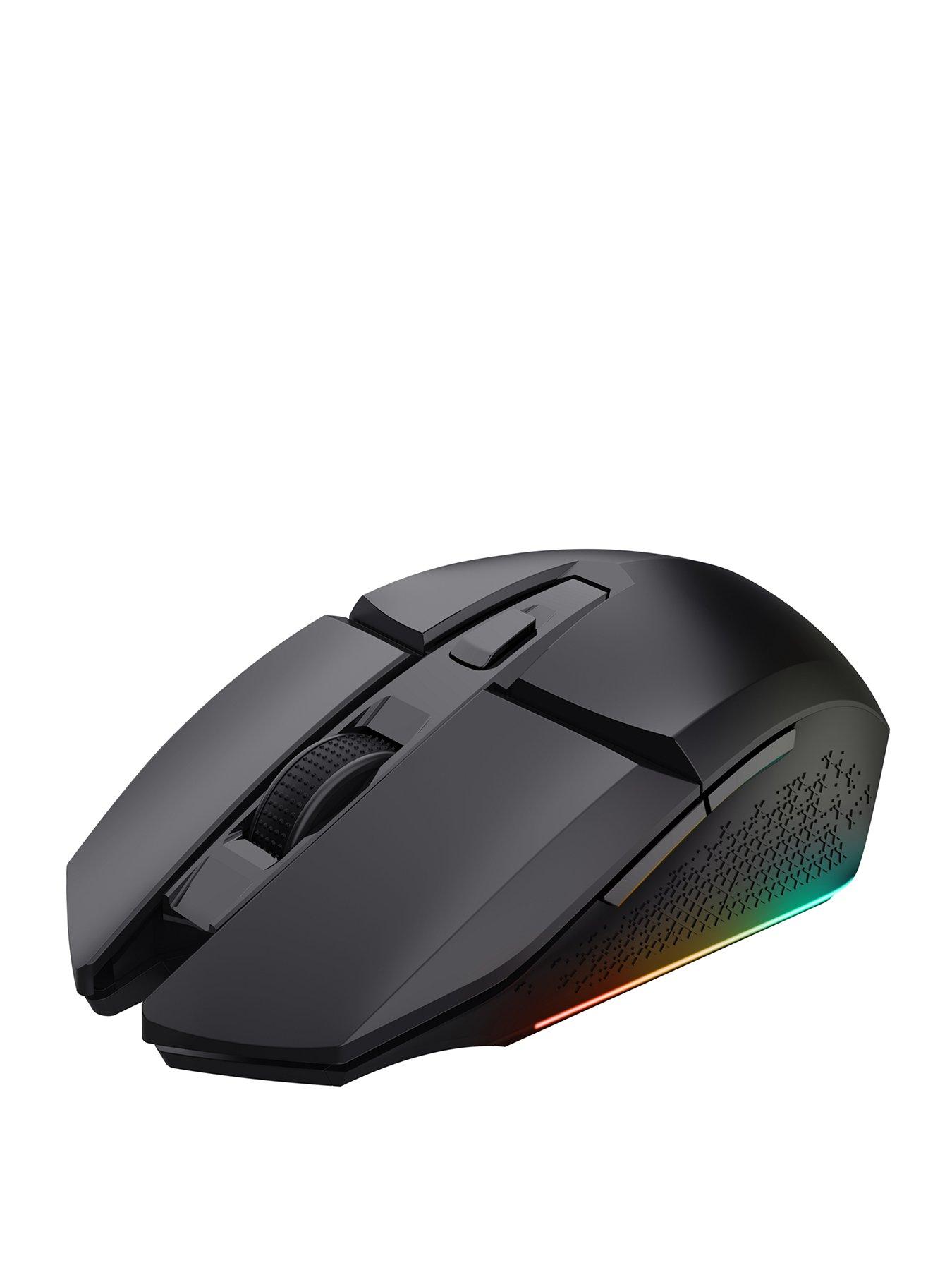 Trust GXT110 Felox RGB Light Up Wireless Gaming Mouse - Black