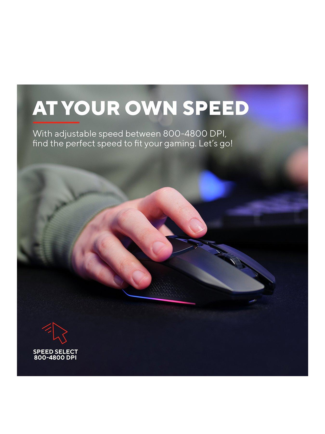  image of trust-gxt110-felox-rgb-light-up-wireless-gaming-mouse-black