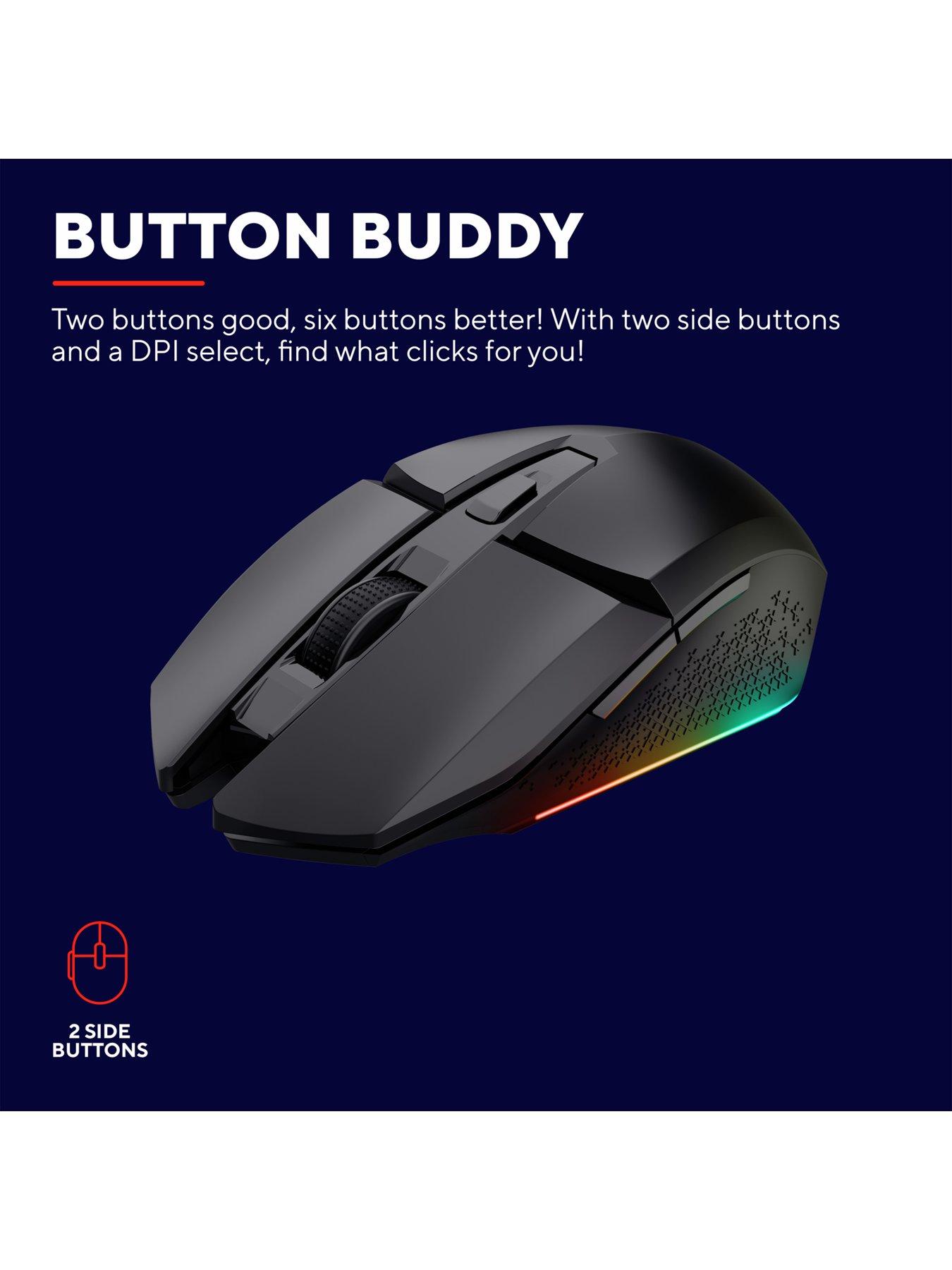  image of trust-gxt110-felox-rgb-light-up-wireless-gaming-mouse-black