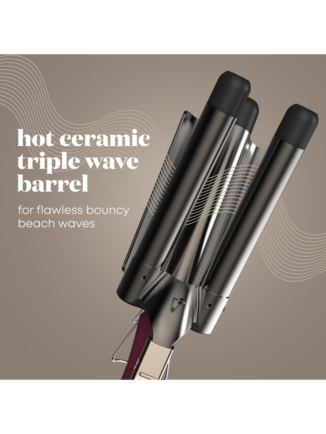 Image 3 of 7 of Revamp Progloss New Love Burgundy Platinum Beach Waver Gift Set