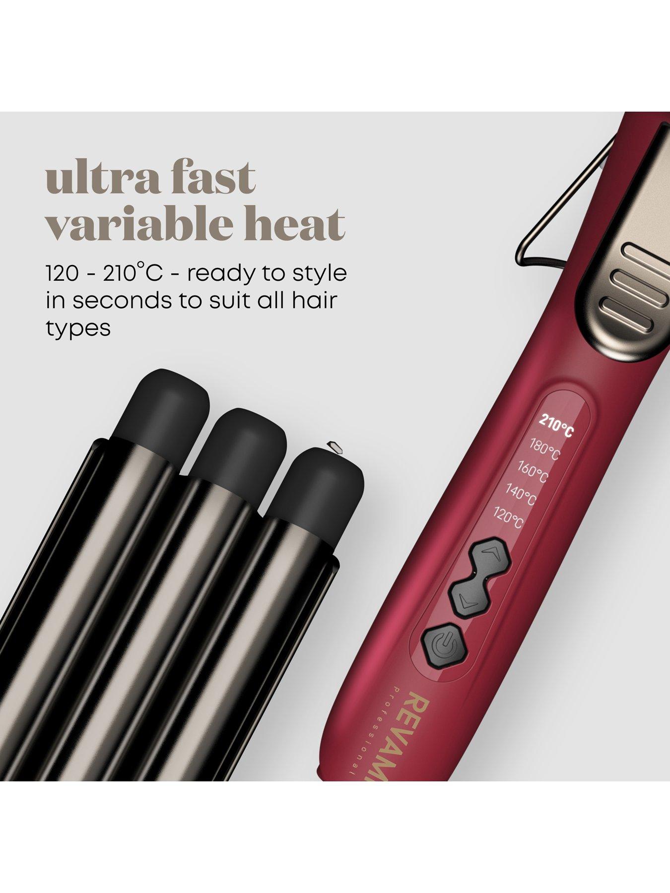 Image 4 of 7 of Revamp Progloss New Love Burgundy Platinum Beach Waver Gift Set