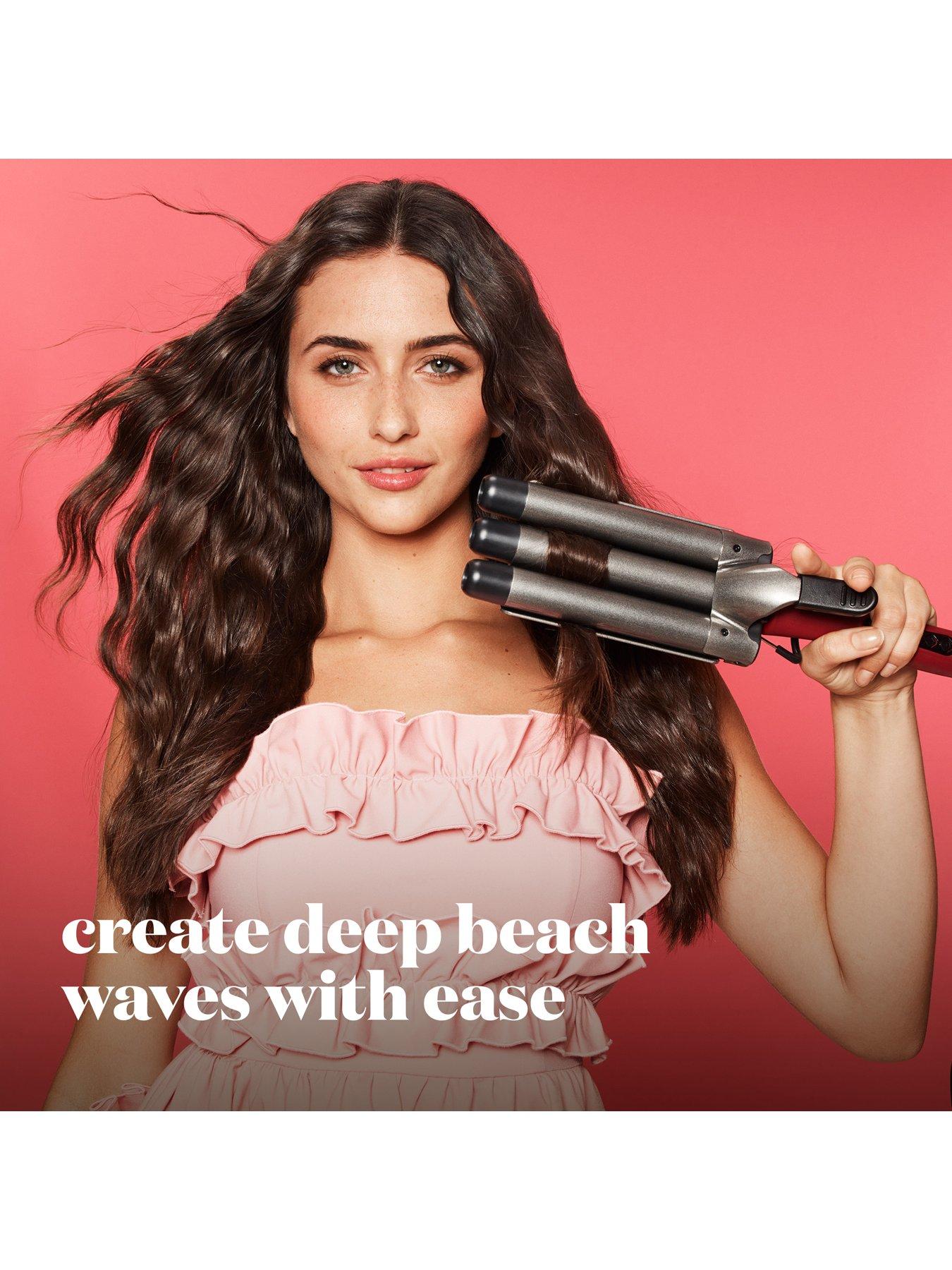 Image 5 of 7 of Revamp Progloss New Love Burgundy Platinum Beach Waver Gift Set