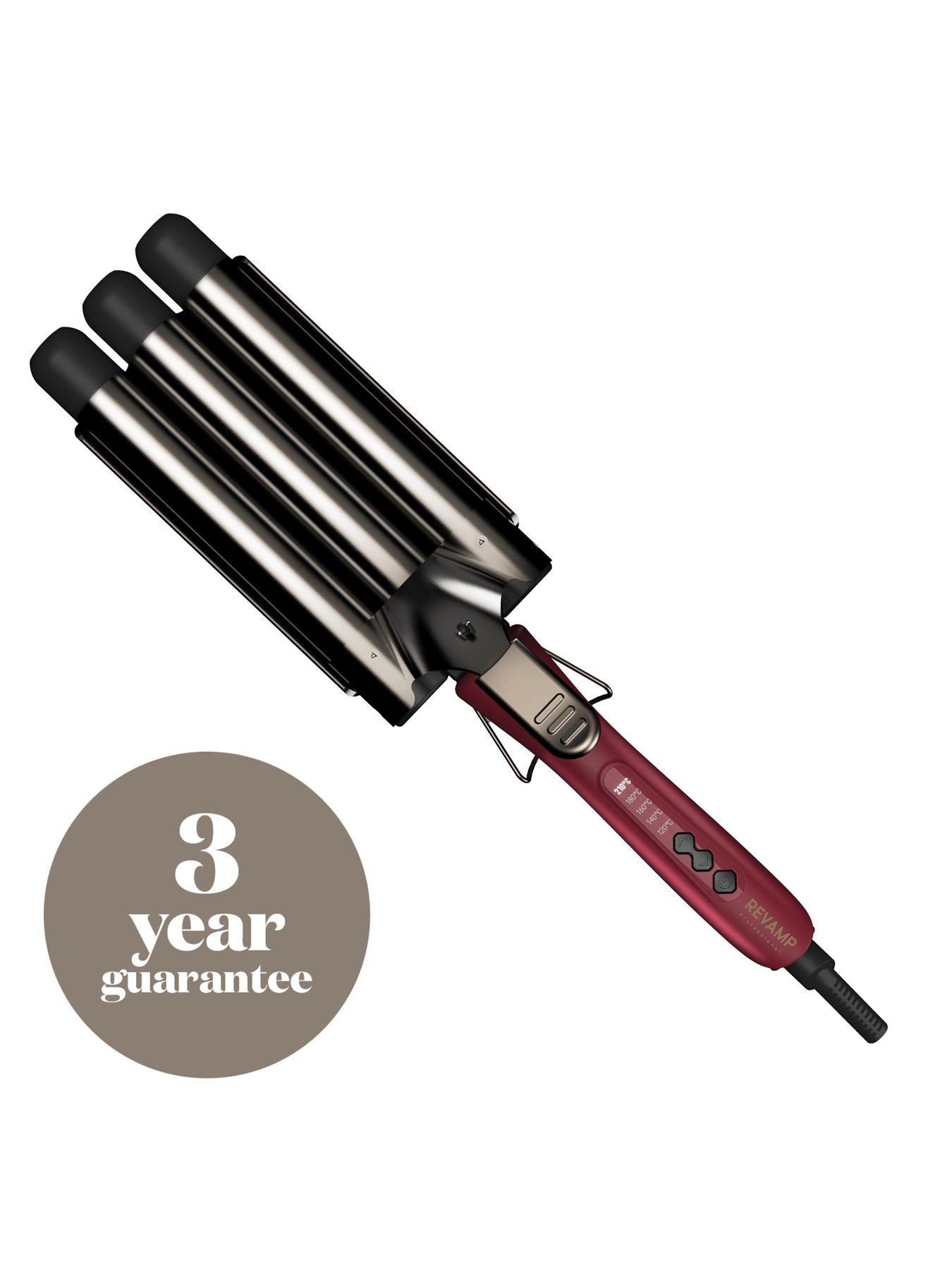 Image 7 of 7 of Revamp Progloss New Love Burgundy Platinum Beach Waver Gift Set