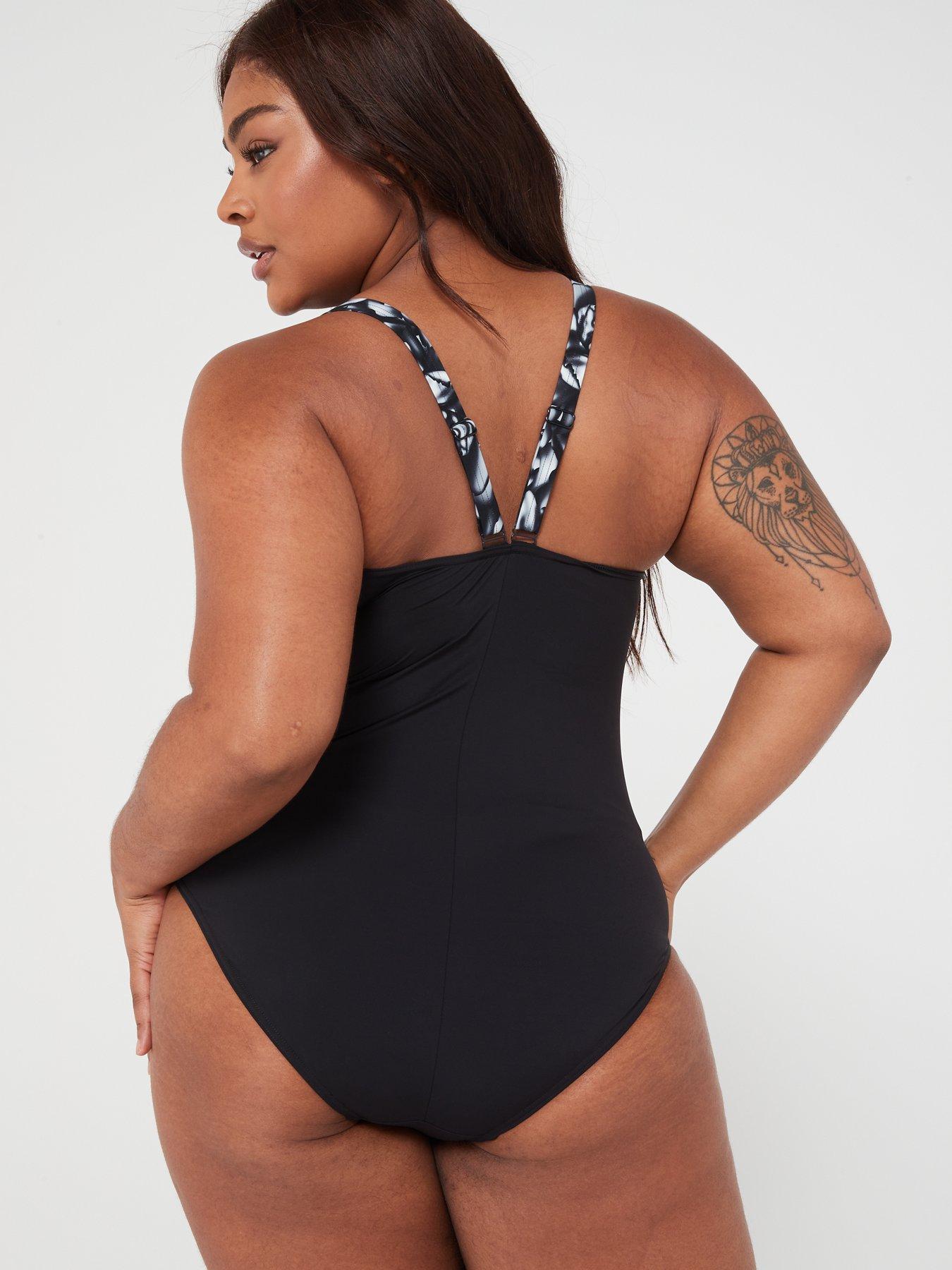 Speedo - Women's Swimsuit Shaping Plus Size Printed OrchidLustre