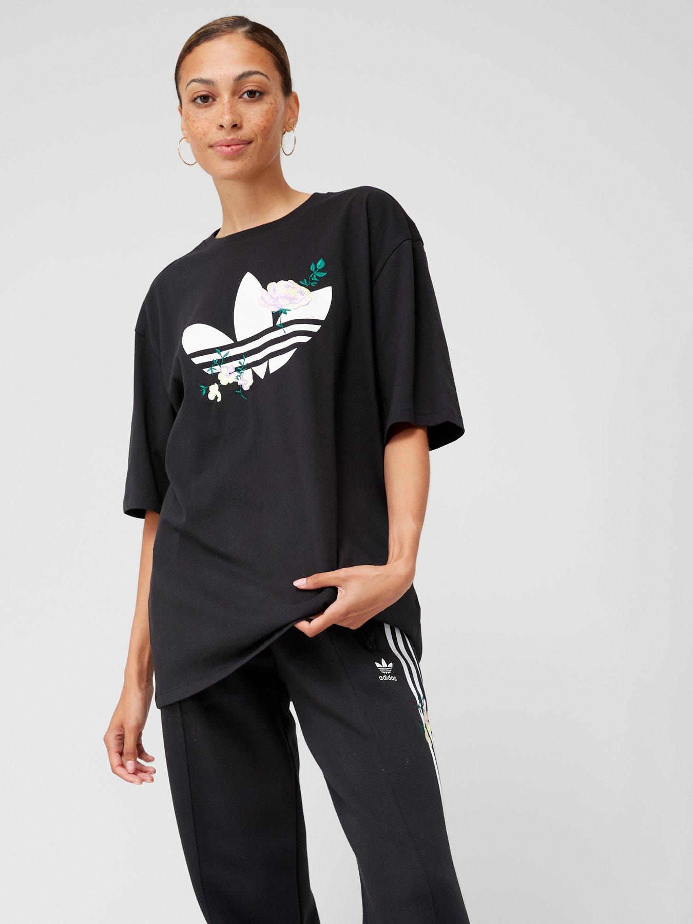 Adidas originals flower top t shirt