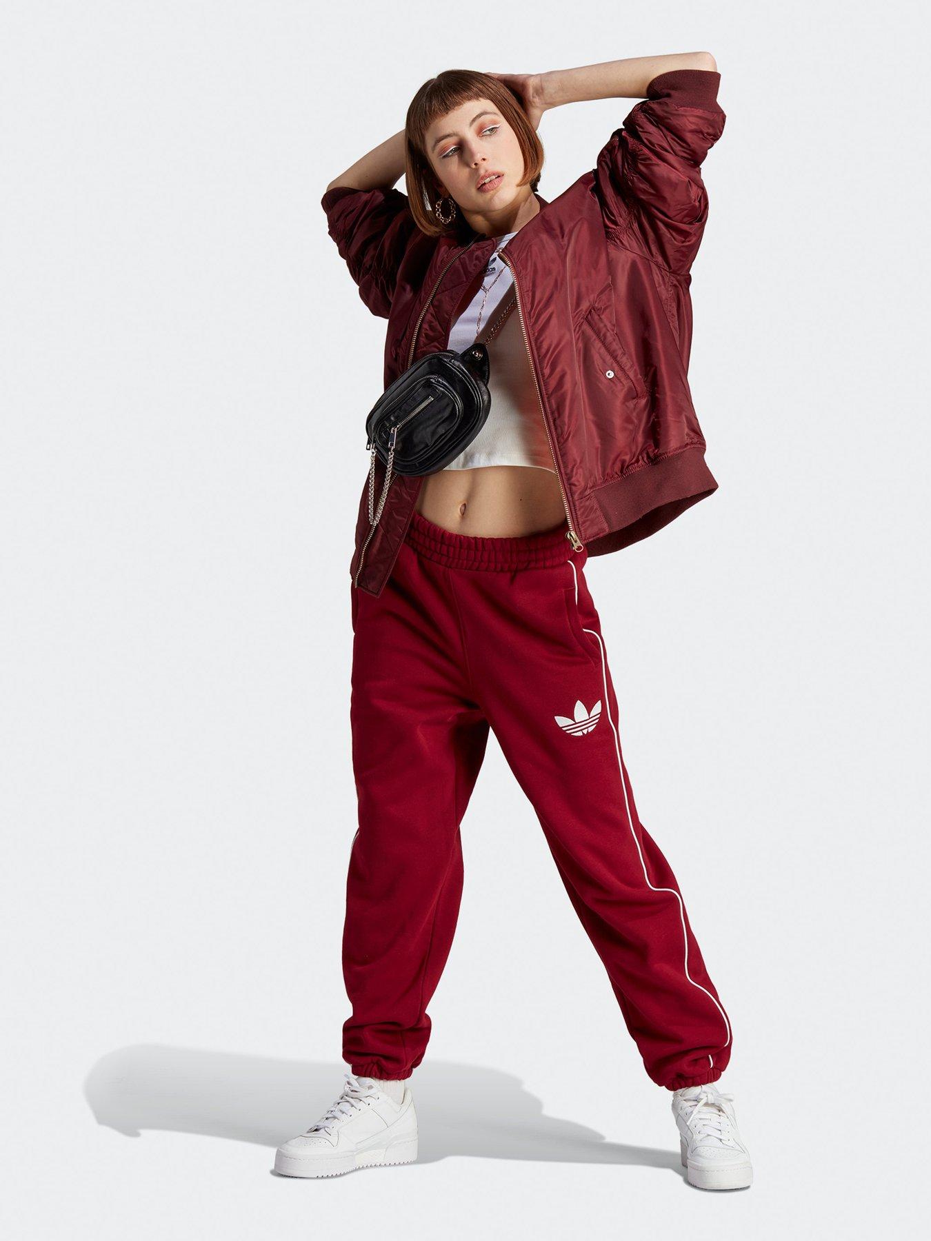 Adidas originals best sale red joggers