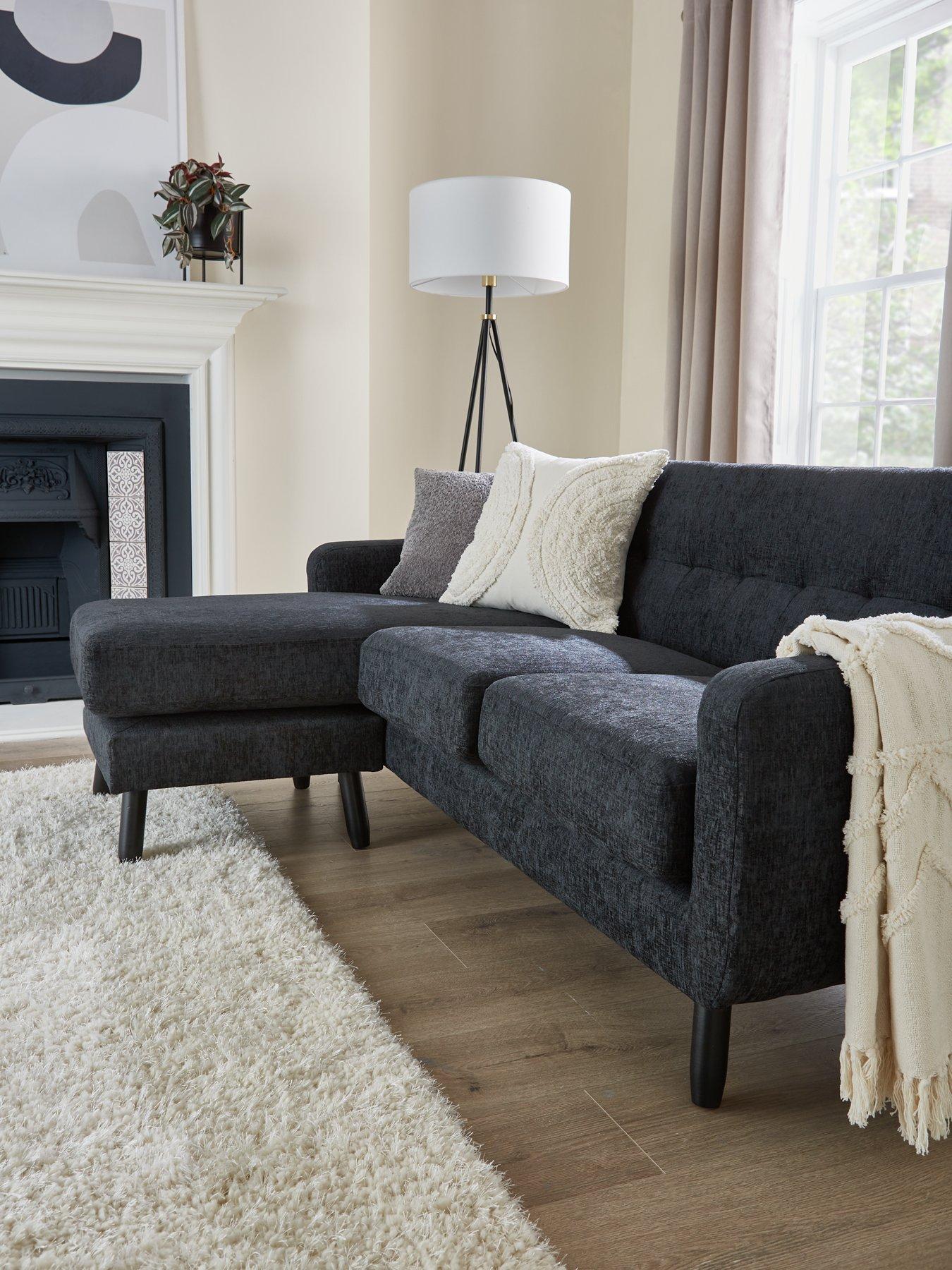 Very Home Oslo Reversible Fabric Chaise Sofa - FSC® Certified