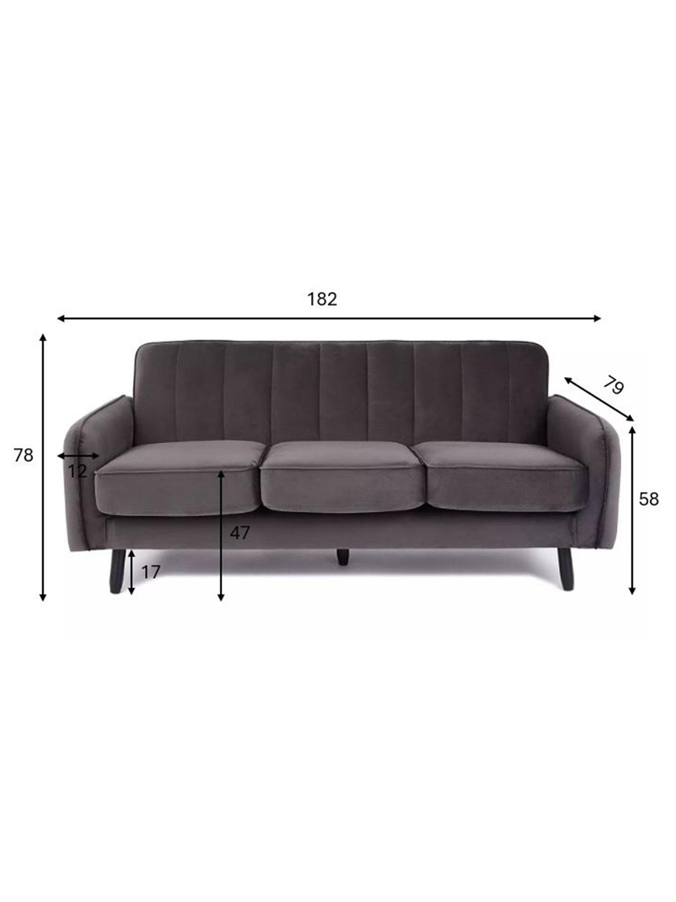 Image 6 of 7 of The Very Collection Jennifer Fabric Compact&nbsp;3 Seater Sofa&nbsp;- FSC&reg; Certified