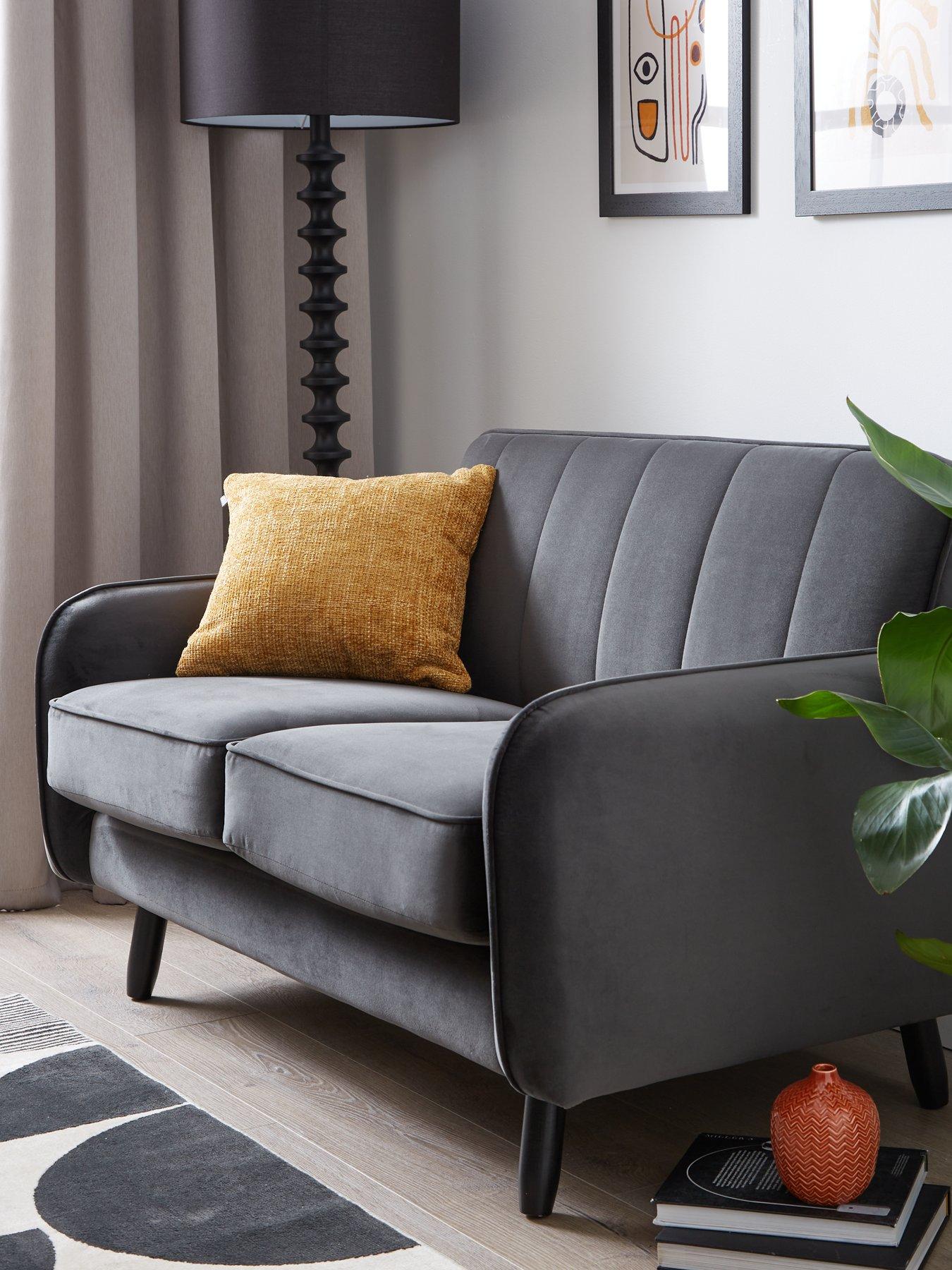 Very Home Jennifer Compact Fabric 2 Seater Sofa - FSC® Certified