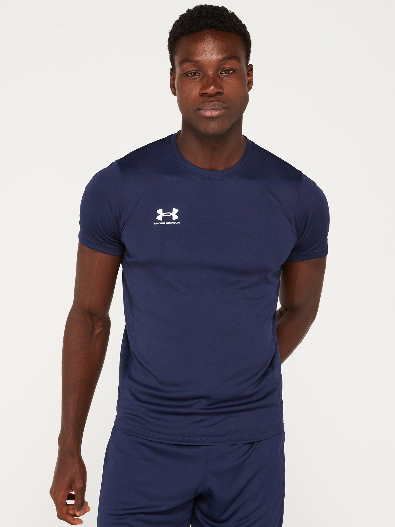 UNDER ARMOUR Seamless Grid T-shirt - Navy/Black