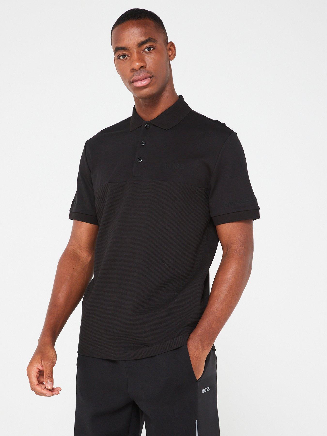 Paddy Mirror Regular Fit Polo Shirt Black