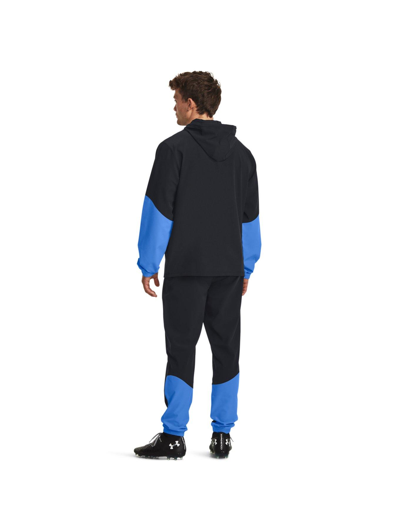 Under Armour CHALLENGER SET - Tracksuit - black/water/black