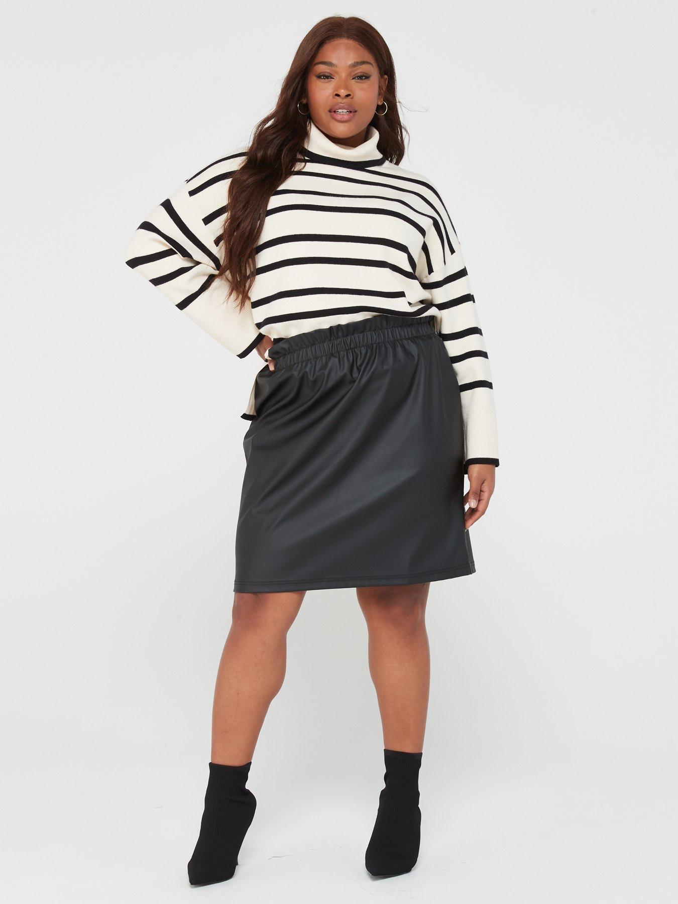 Vero Moda faux leather skirt