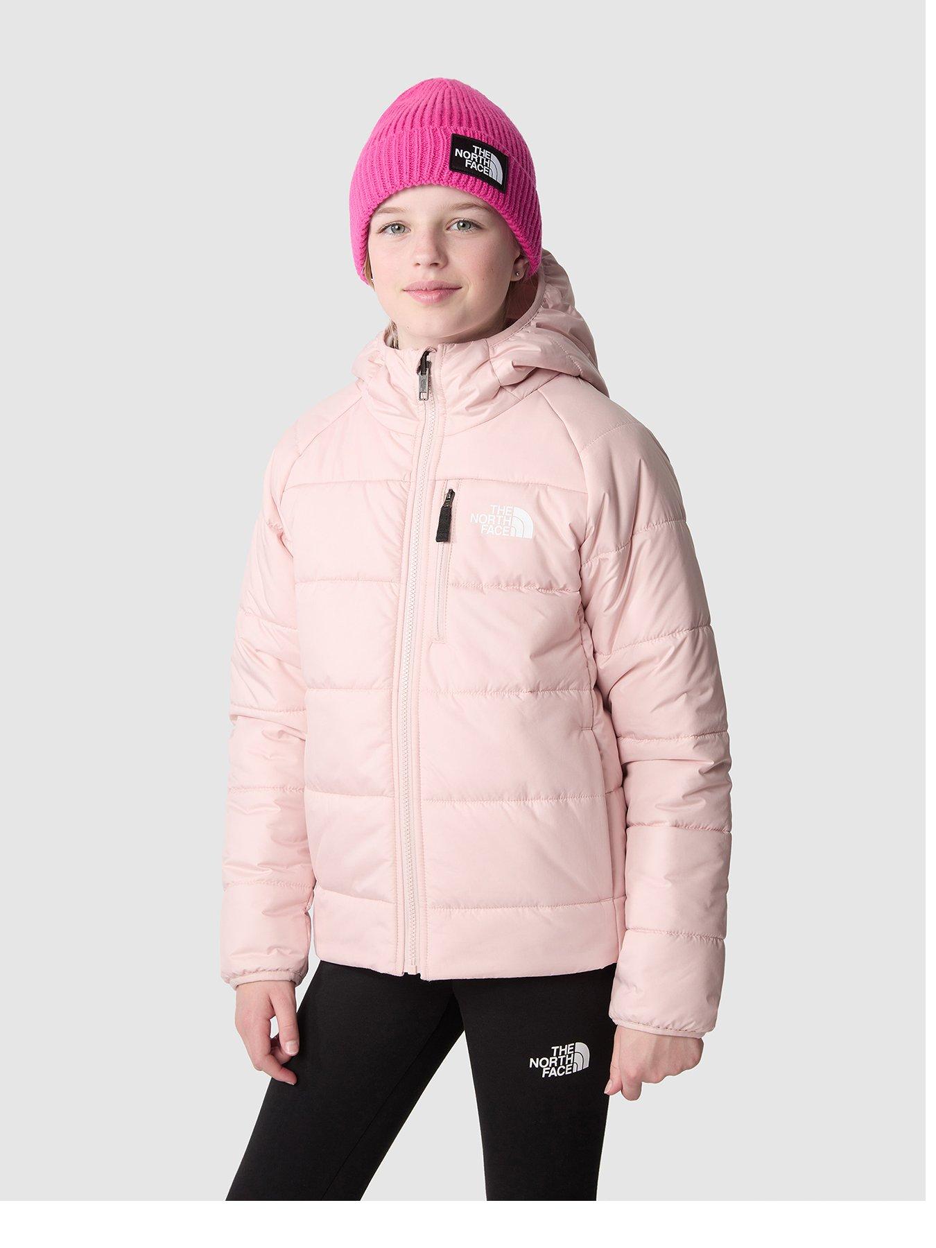 light pink north face jacket