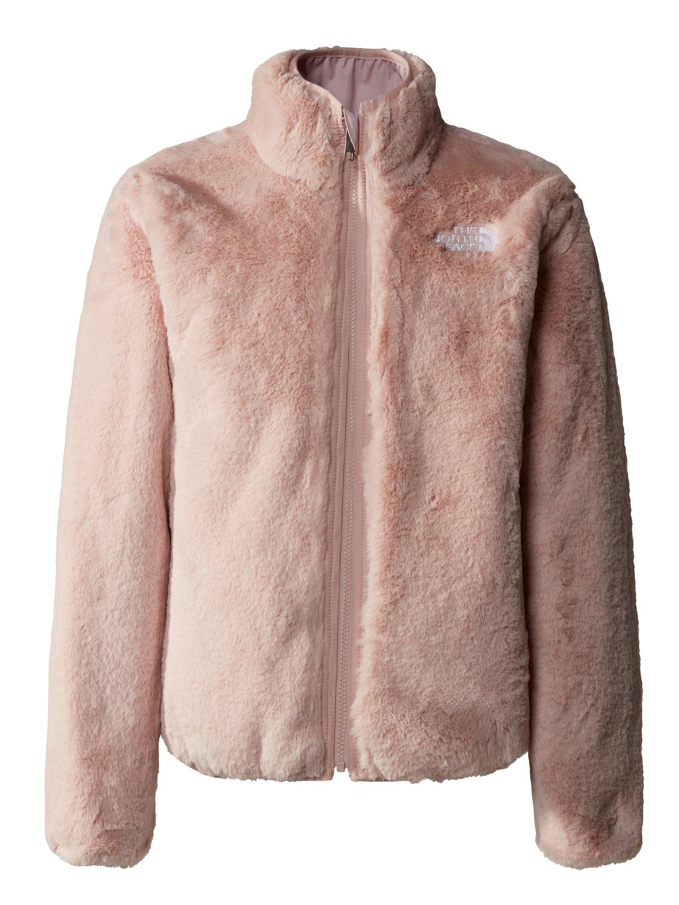 North face 2024 furry fleece pink