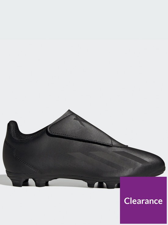 front image of adidas-junior-x-speedportal4-astro-turf-velcro-football-boot