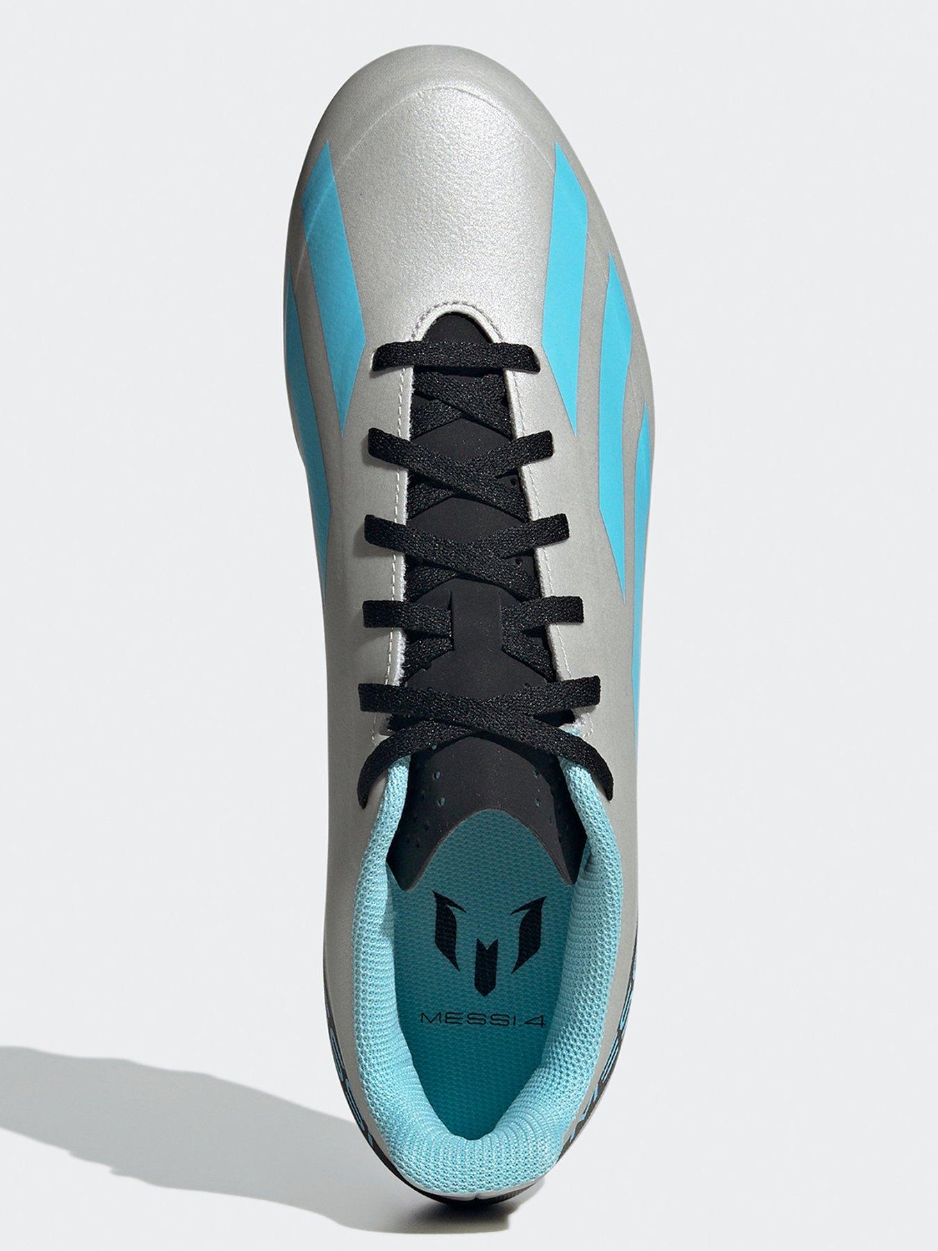  image of adidas-x4-messi-crazy-fast-mens-firm-ground-football-boot-silver