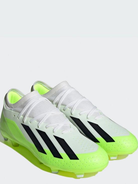 stillFront image of adidas-mens-x-laceless-speed-form3-firm-ground-football-boot-white
