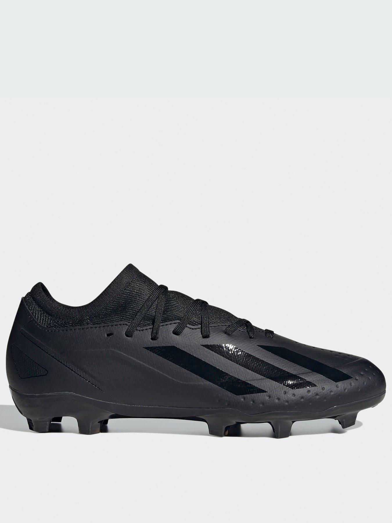 All black football store boots mens