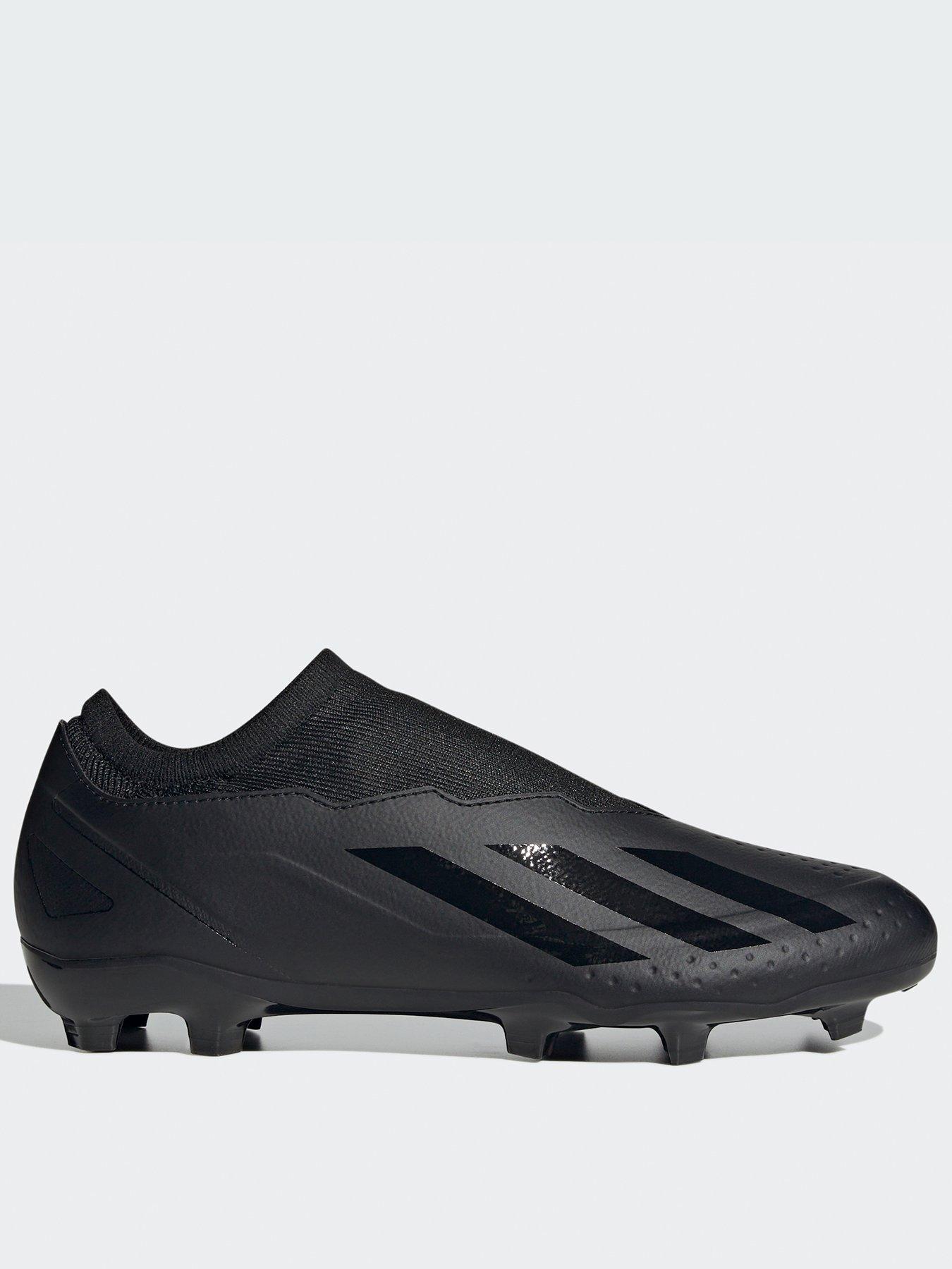 undefined Mens X Laceless Speedportal.3 Firm Ground Football Boot - Black