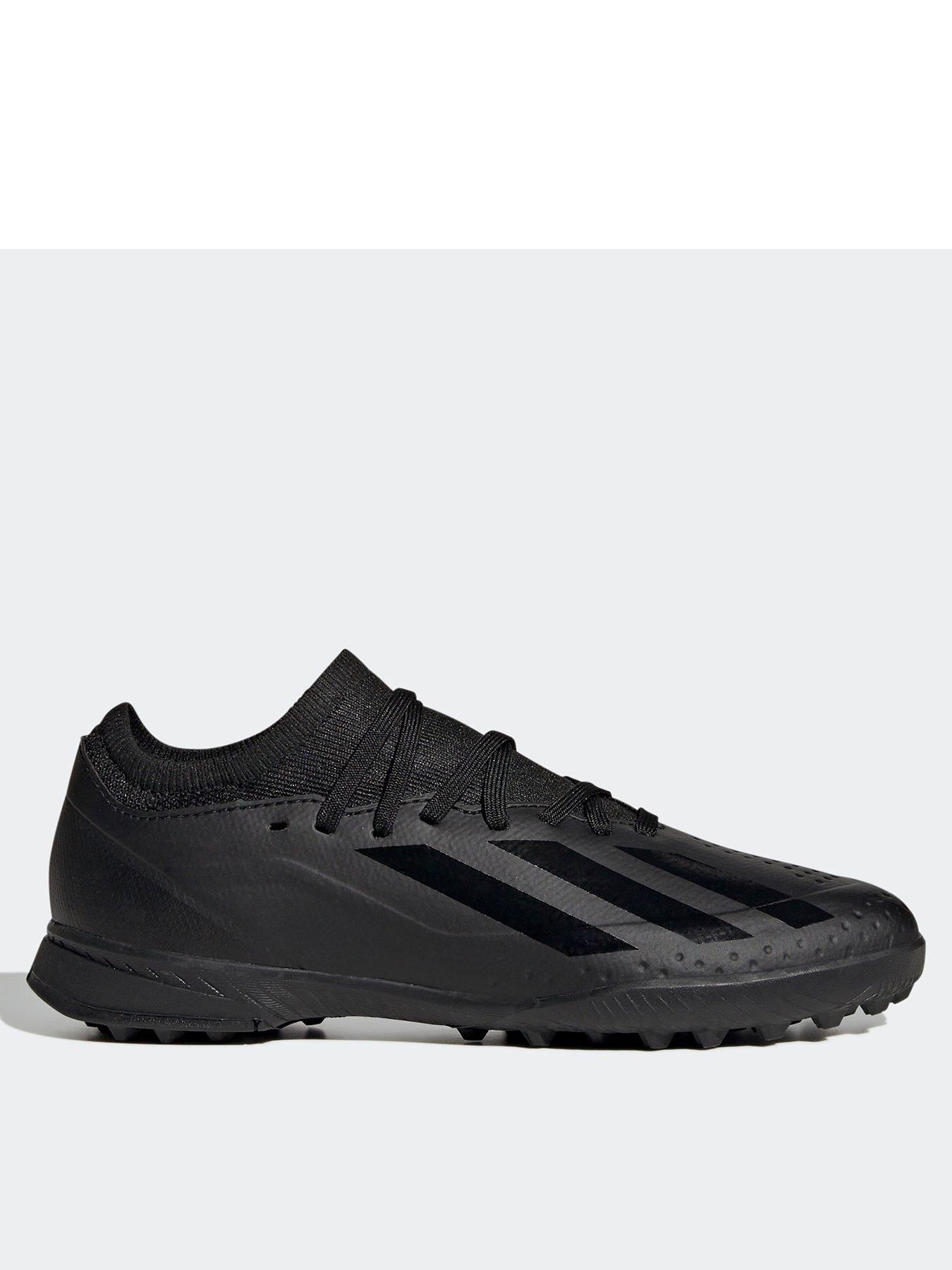 front image of adidas-junior-x-speedportal3-astro-turf-football-boot-black
