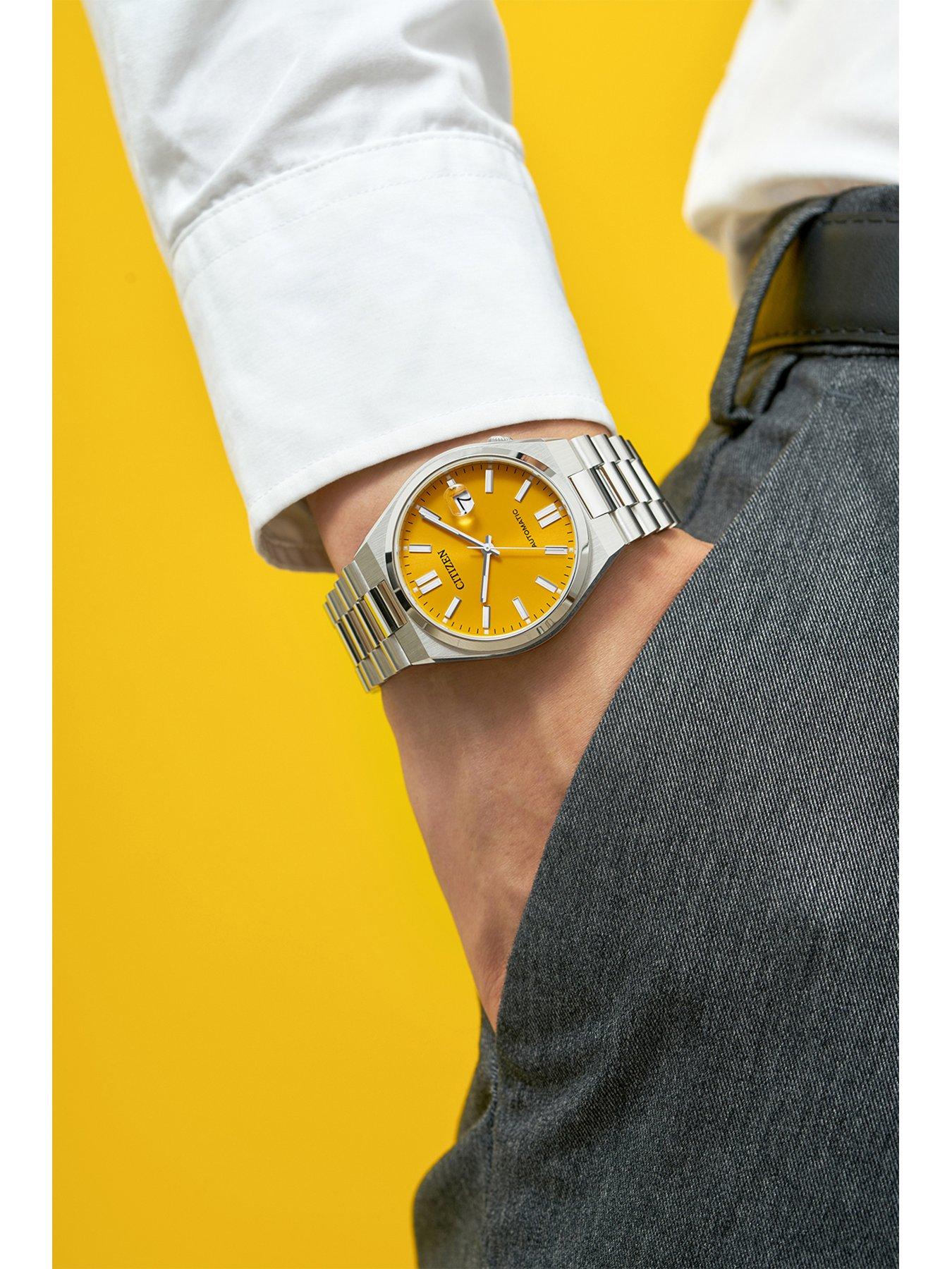 Image 5 of 7 of Citizen Tsuyosa Yellow 40mm Dial Automatic Watch