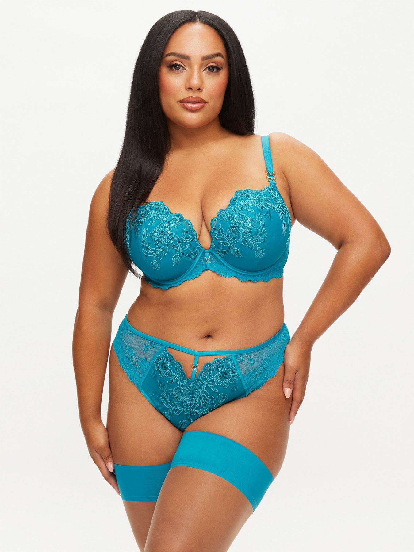 Ann Summers Bras ICON FULLER BUST PADDED PLUNGE - Bright Blue