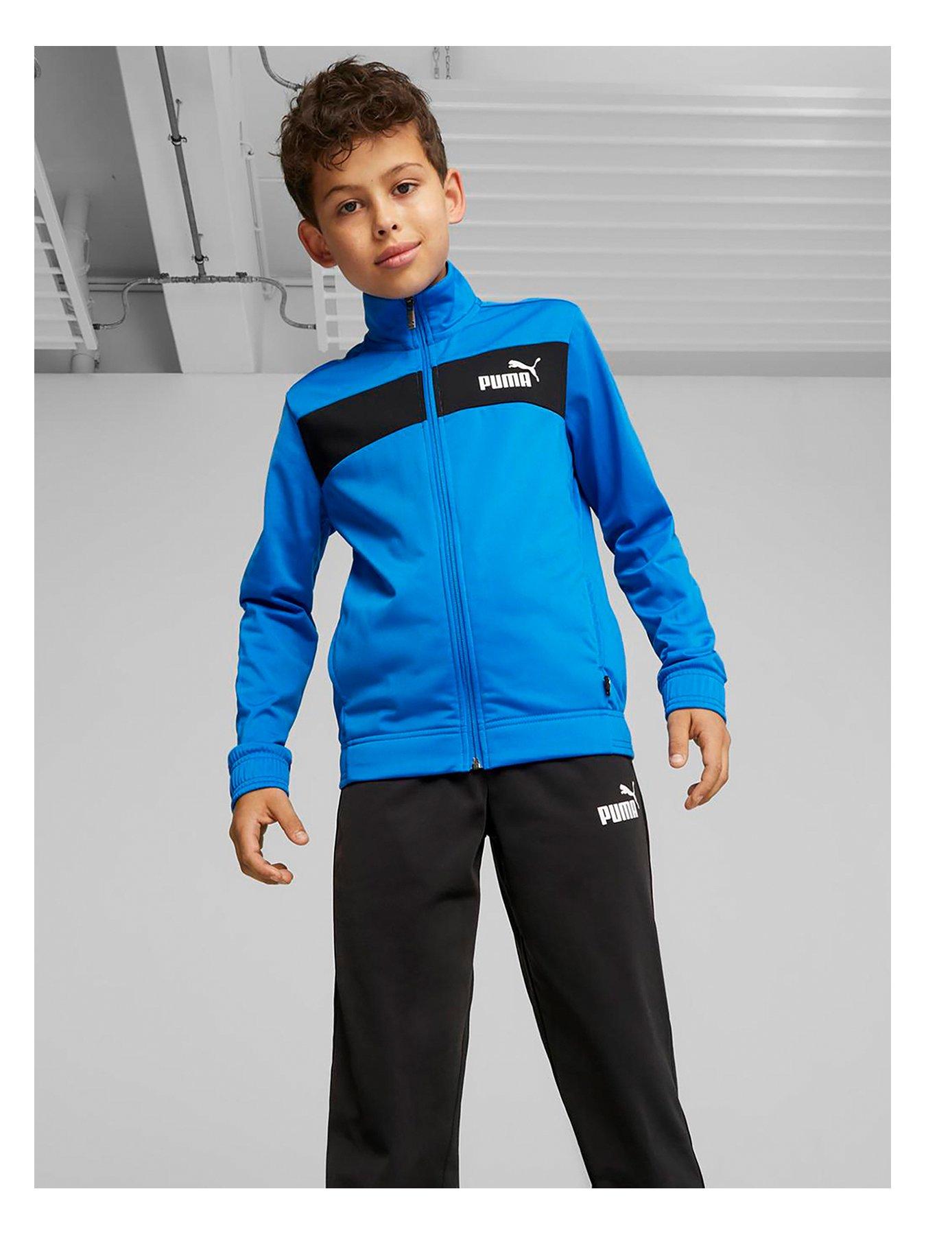 Image 3 of 3 of Puma Boys Poly Tracksuit - Blue