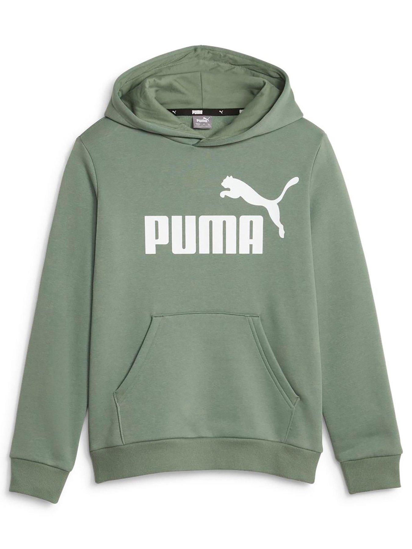 puma essentials big logo hoodie