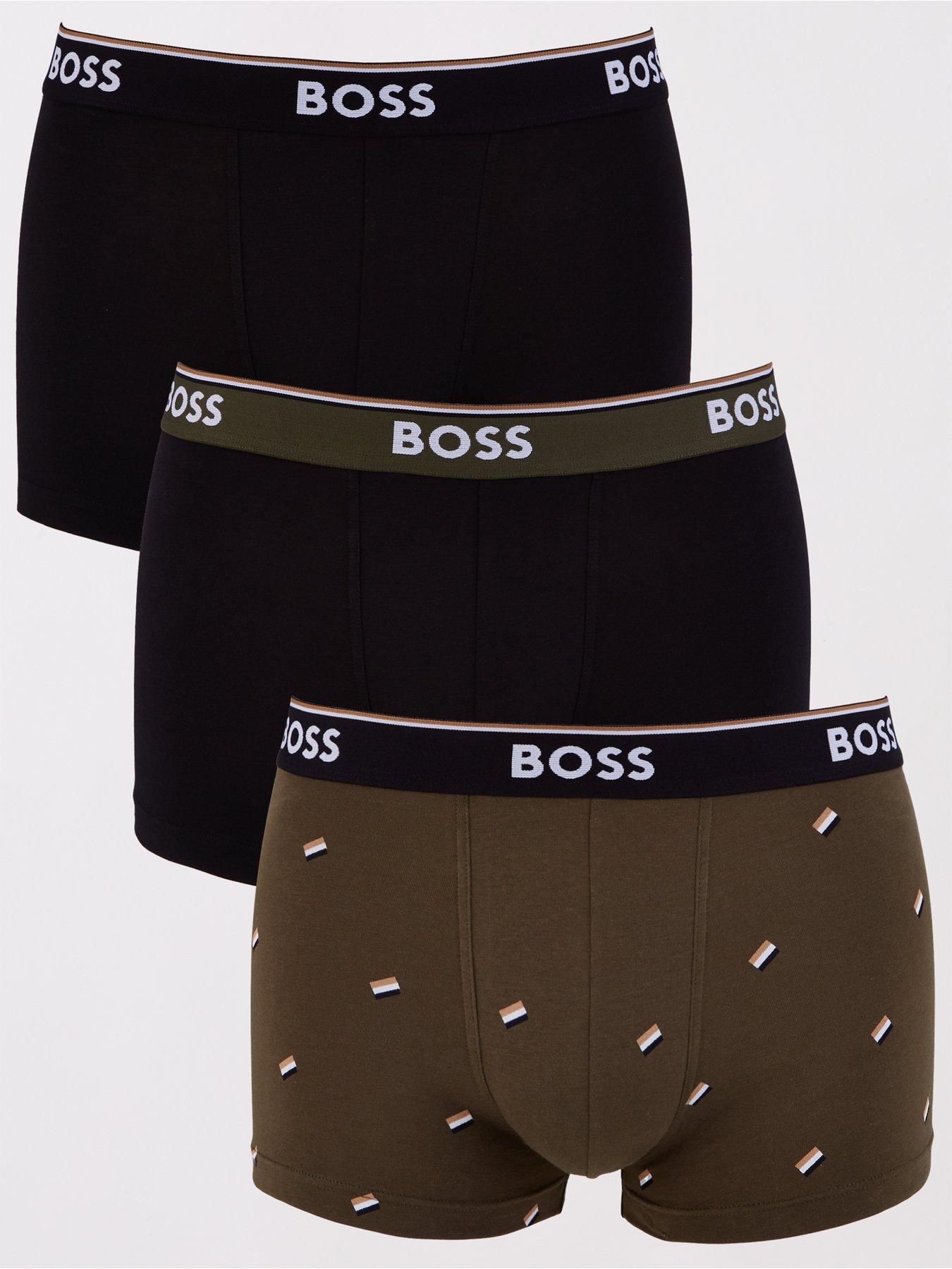 BOSS Stretch Cotton Power Design Trunks Multi littlewoods